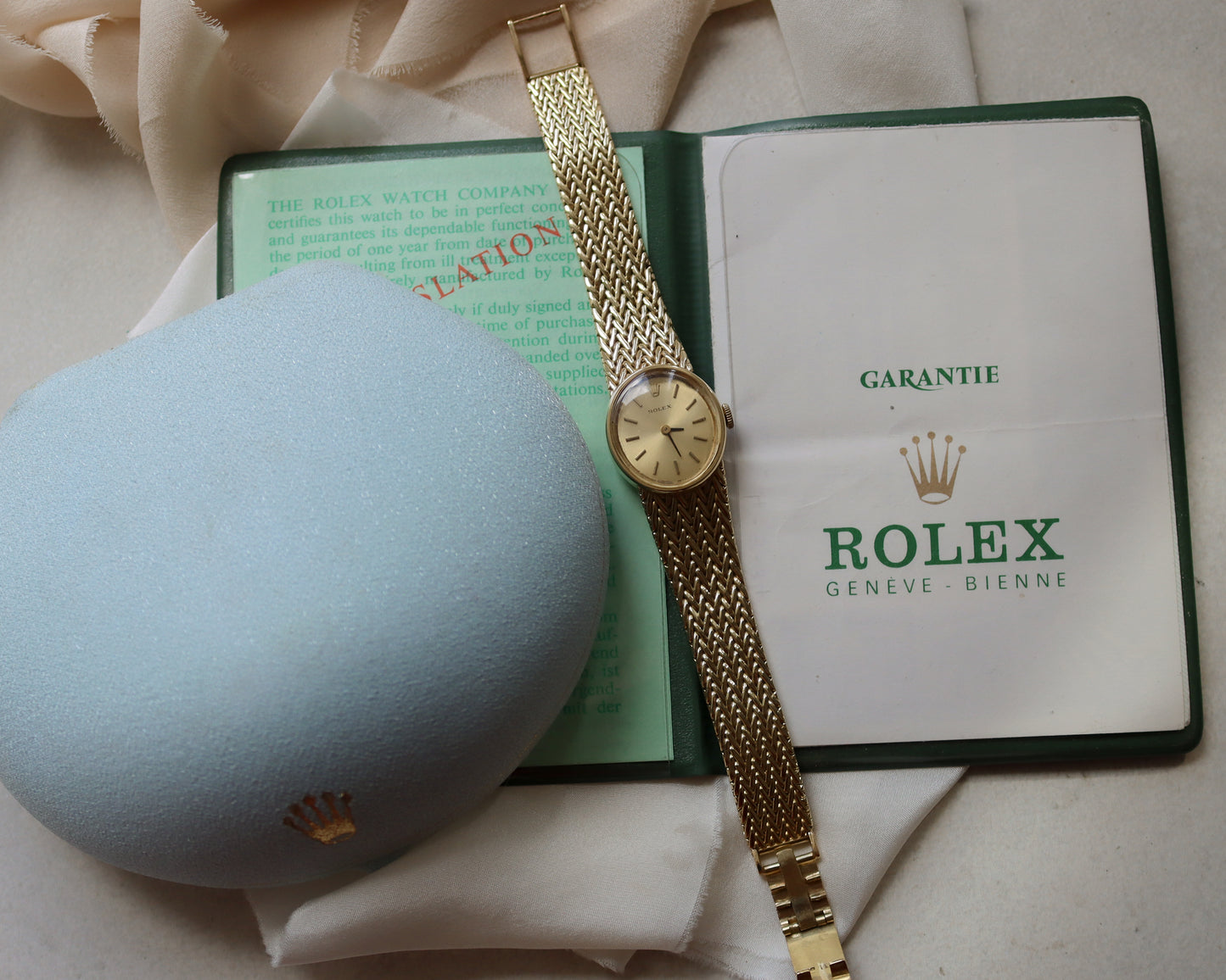 14ct gold vintage Rolex watch from 1977