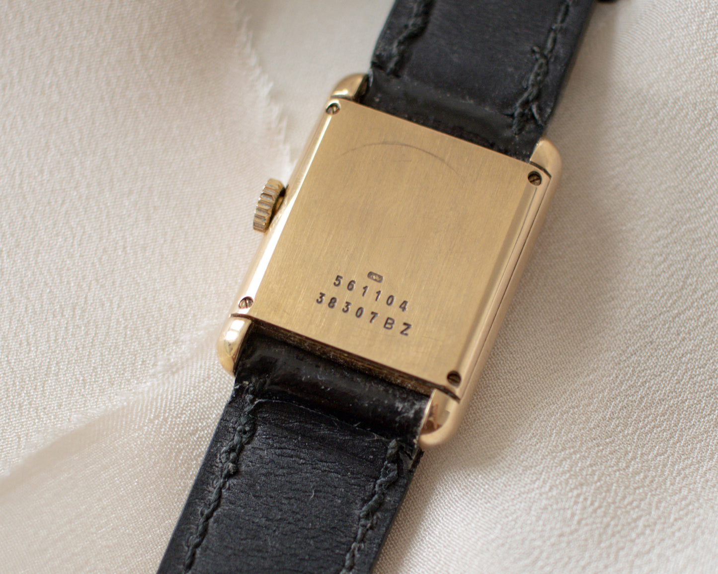 Vintage Baume & Mercier 18ct Gold Rectangular Tank Watch | 1974