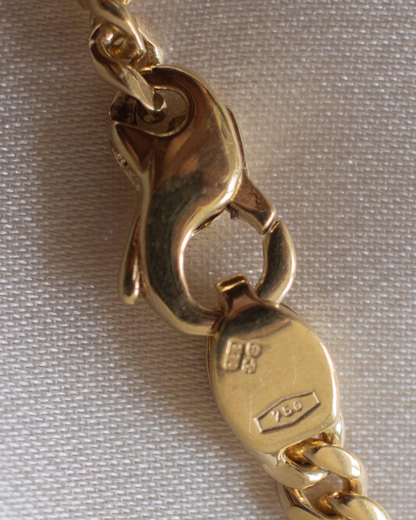 Vintage 18ct Gold Fancy Link Chain Necklace - 40cm - 22grams