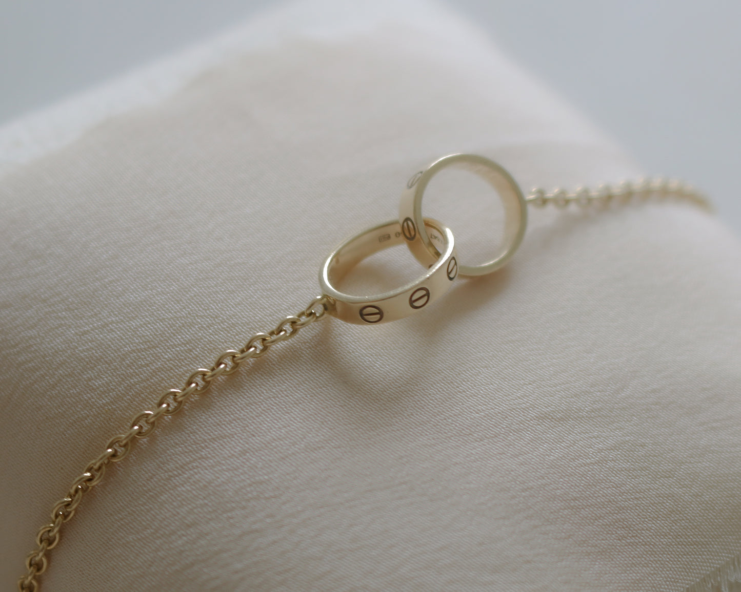 Vintage Cartier 18ct Gold LOVE bracelet in yellow gold