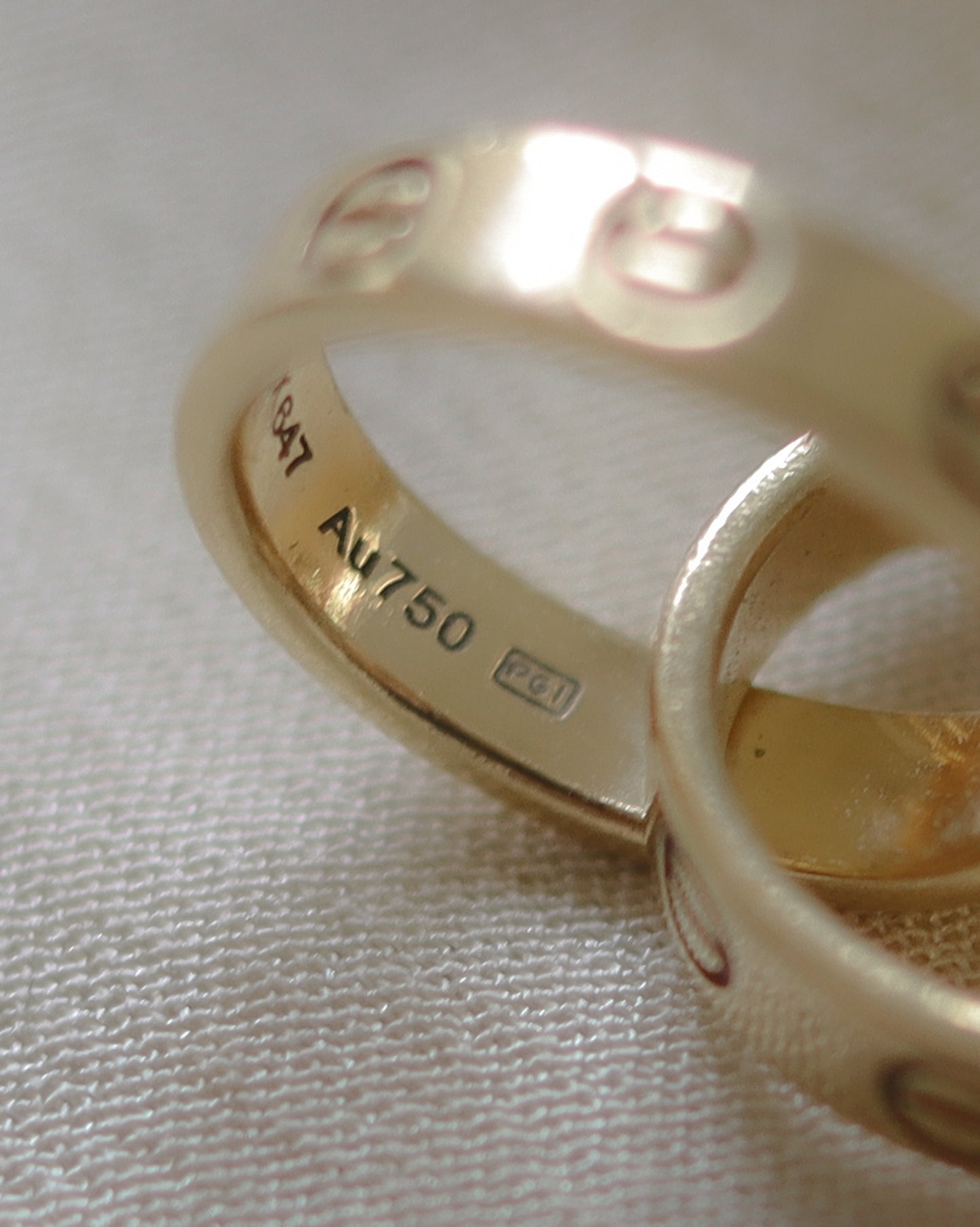Vintage Cartier 18ct Gold LOVE bracelet in yellow gold