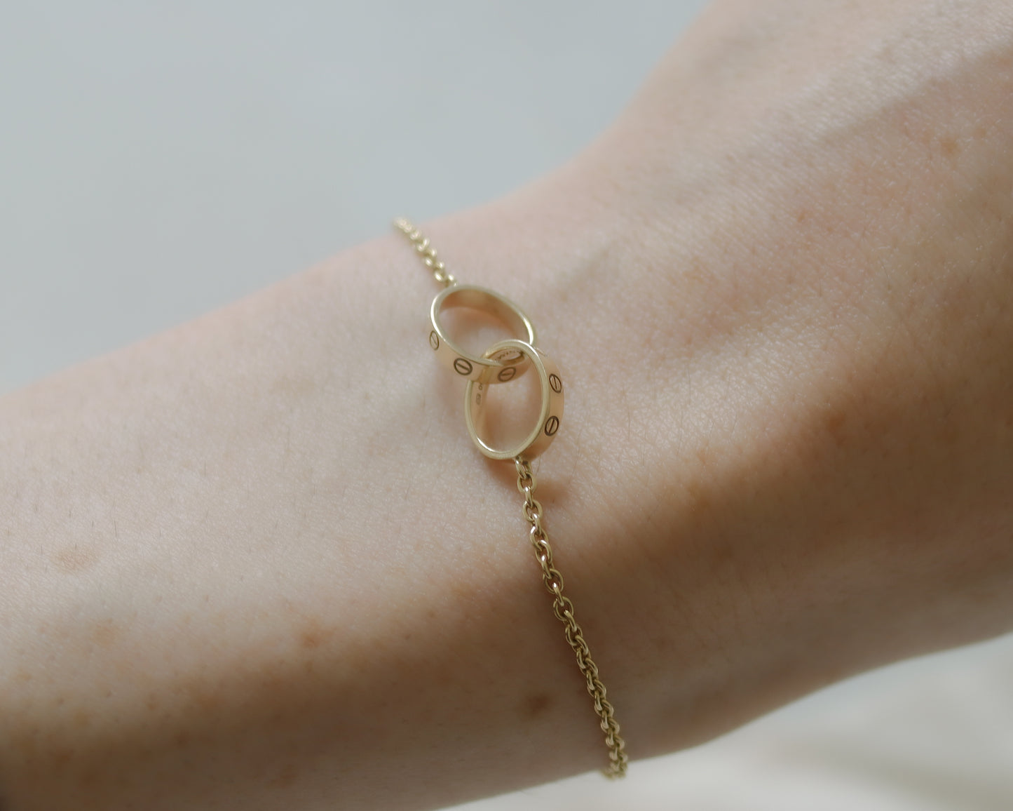 Vintage Cartier 18ct Gold LOVE bracelet in yellow gold
