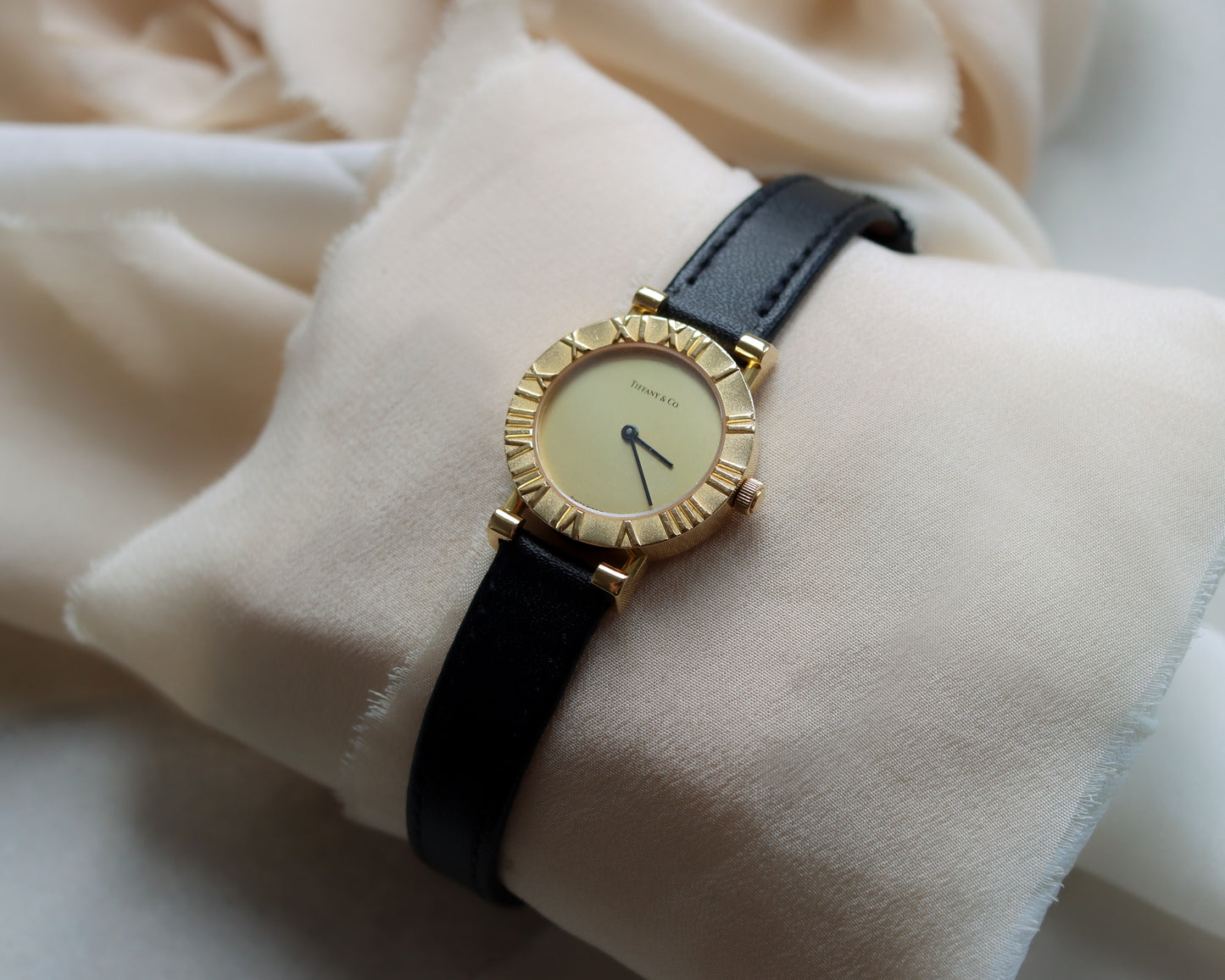 Tiffany & Co. 18ct gold ladies Atlas watch