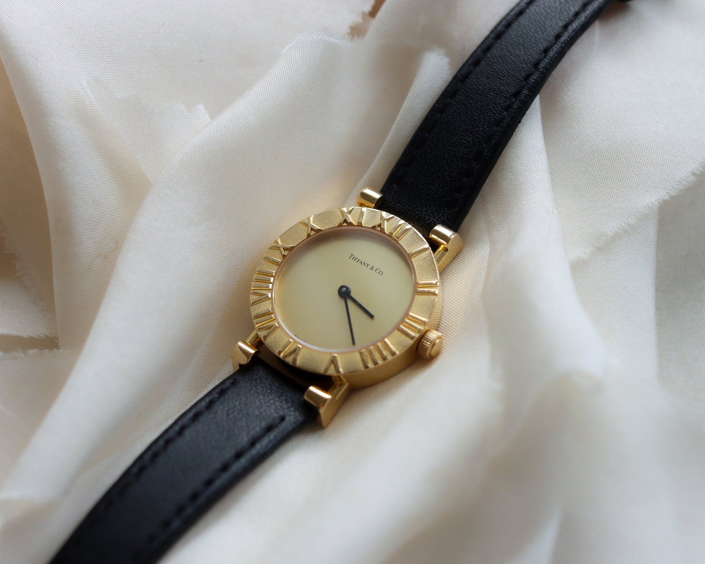 Tiffany & Co. 18ct gold ladies Atlas watch
