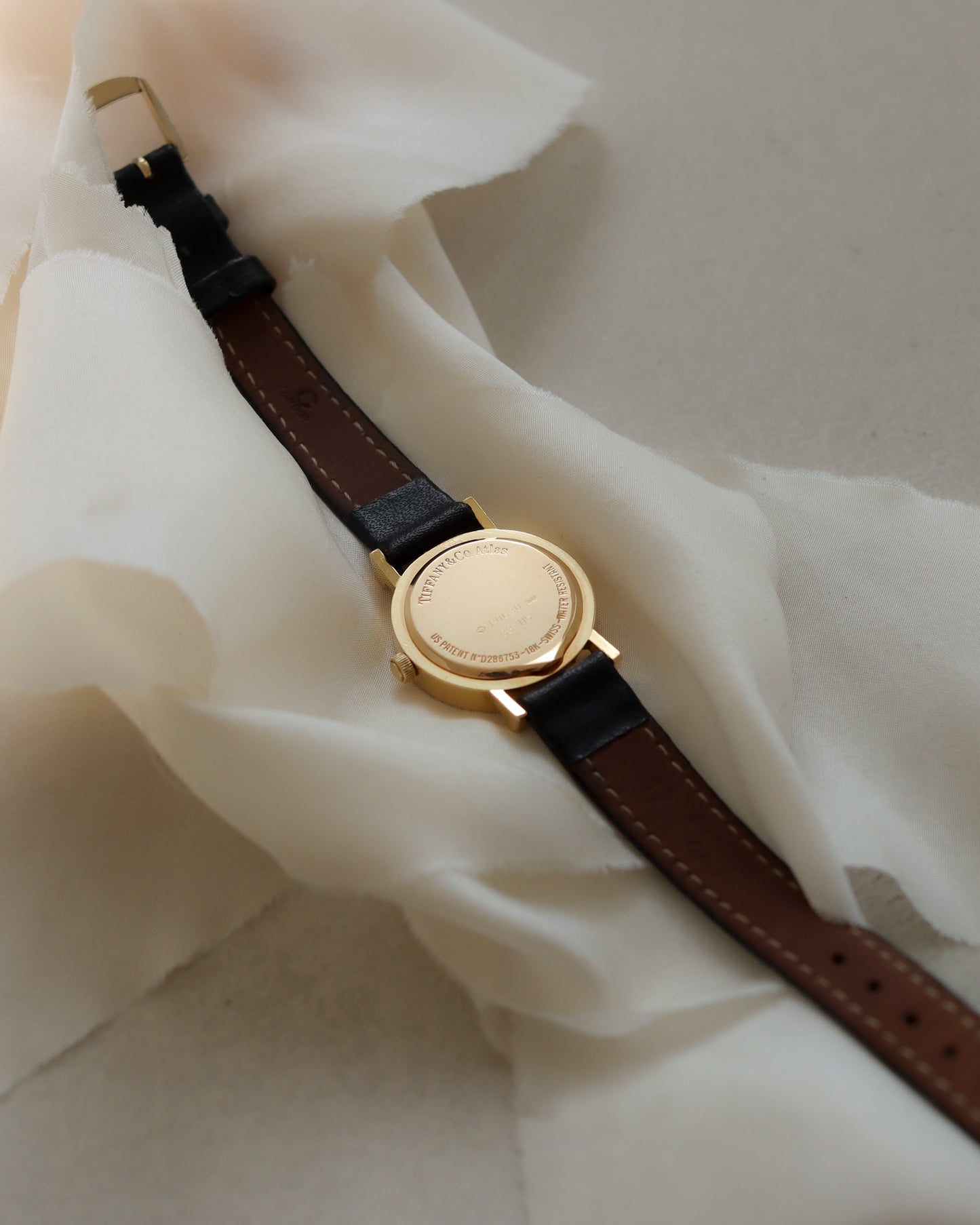 Tiffany & Co. 18ct gold ladies Atlas watch