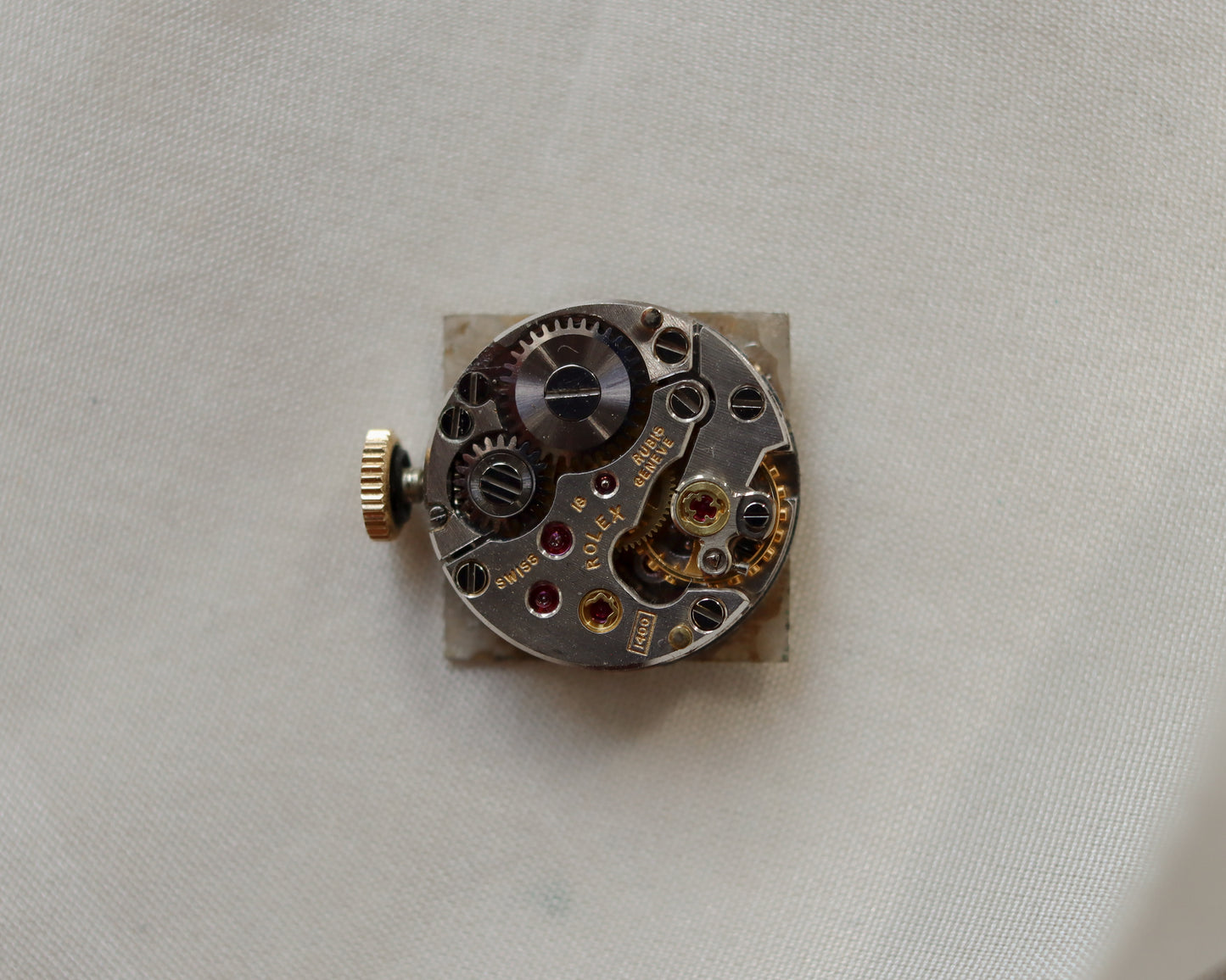 Pristine 18ct gold vintage Rolex precision watch from 1969