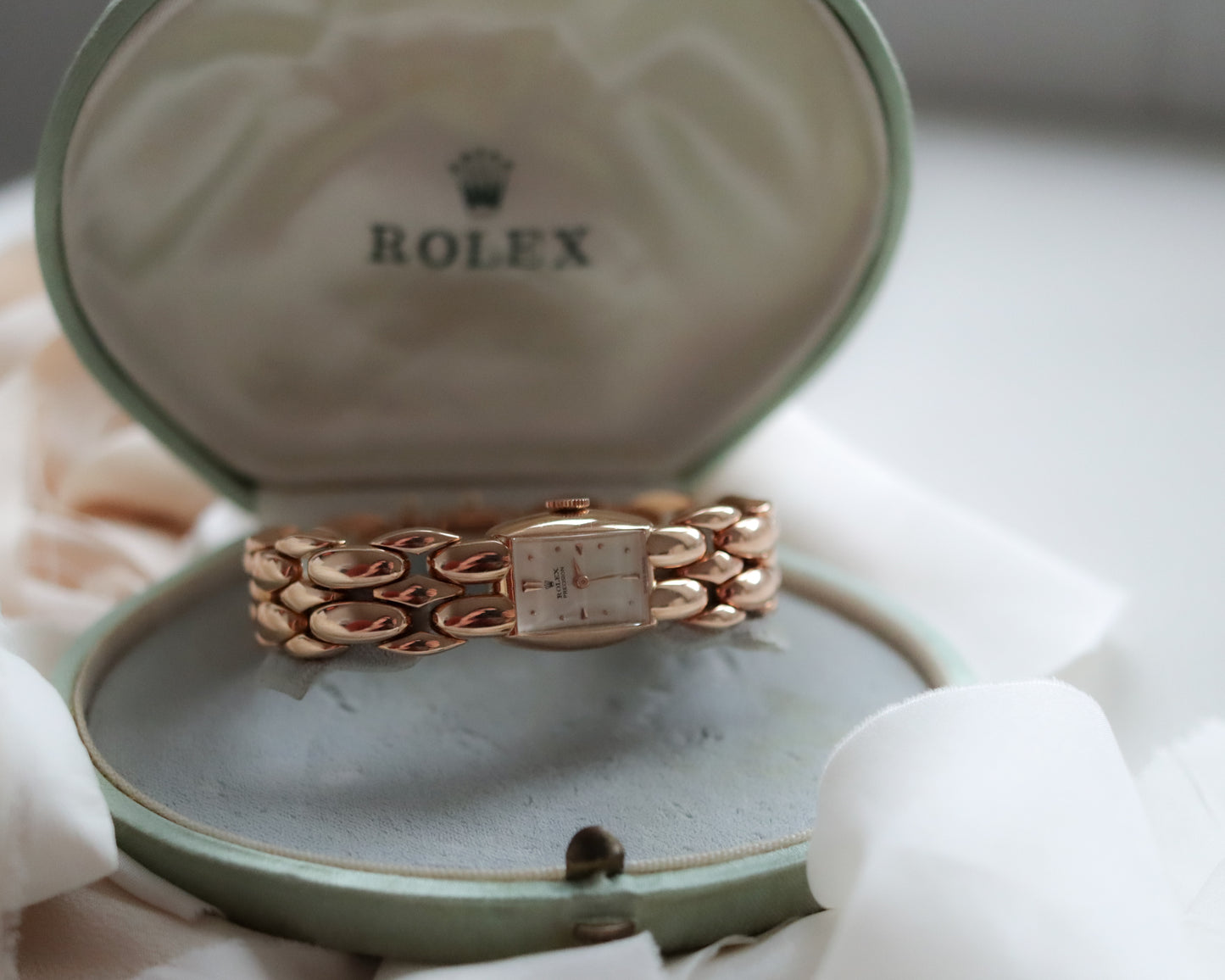 Sensational 18ct rose gold Rolex from the 1940's