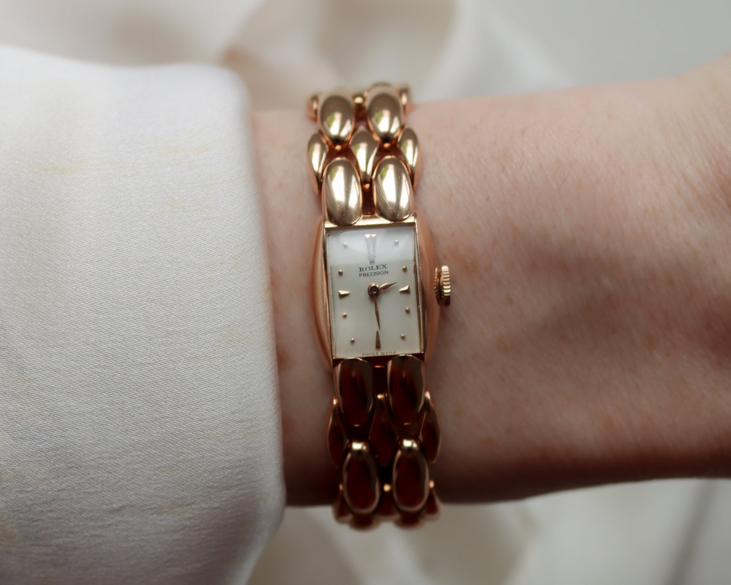 Sensational 18ct rose gold Rolex from the 1940's