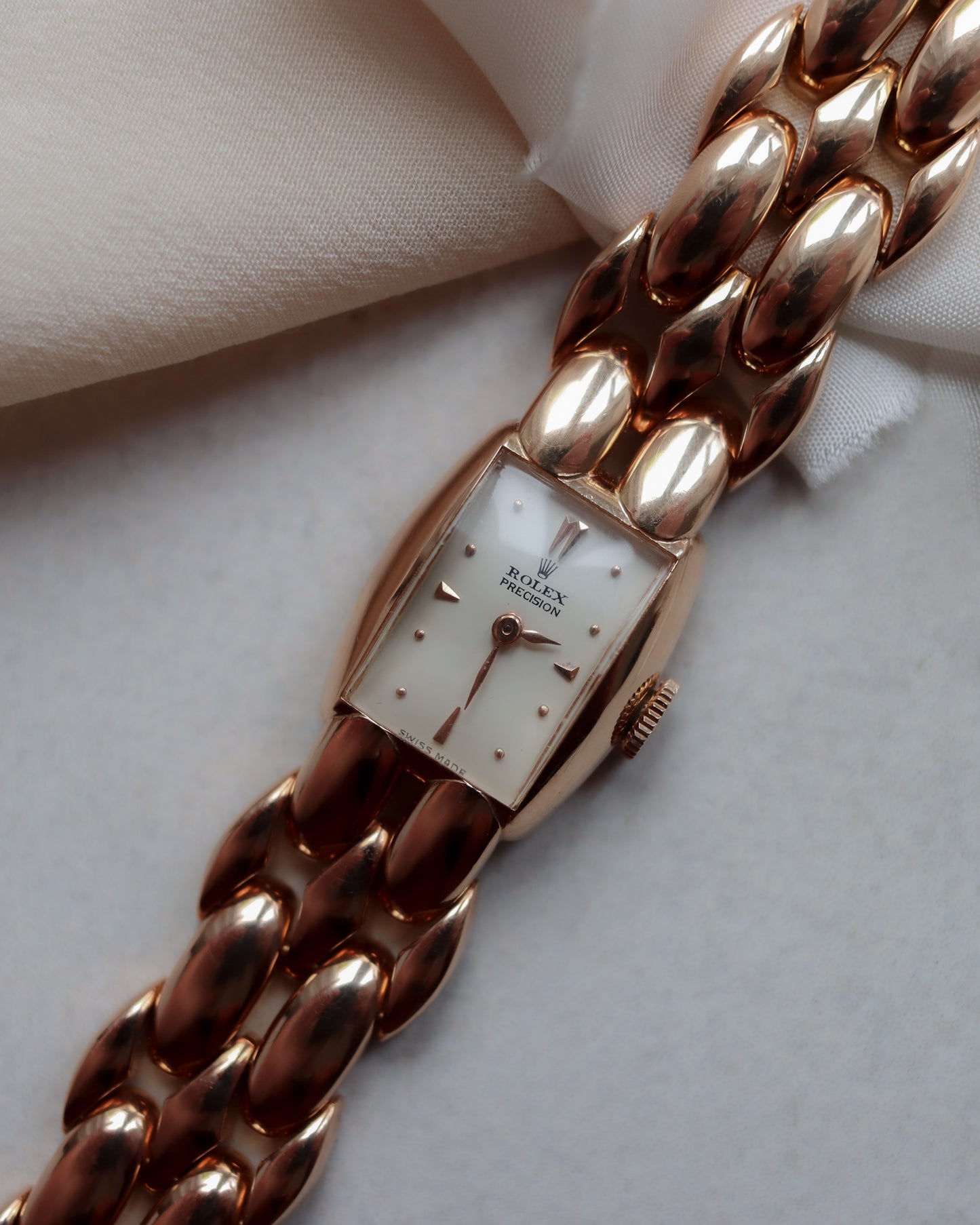 Sensational 18ct rose gold Rolex from the 1940's