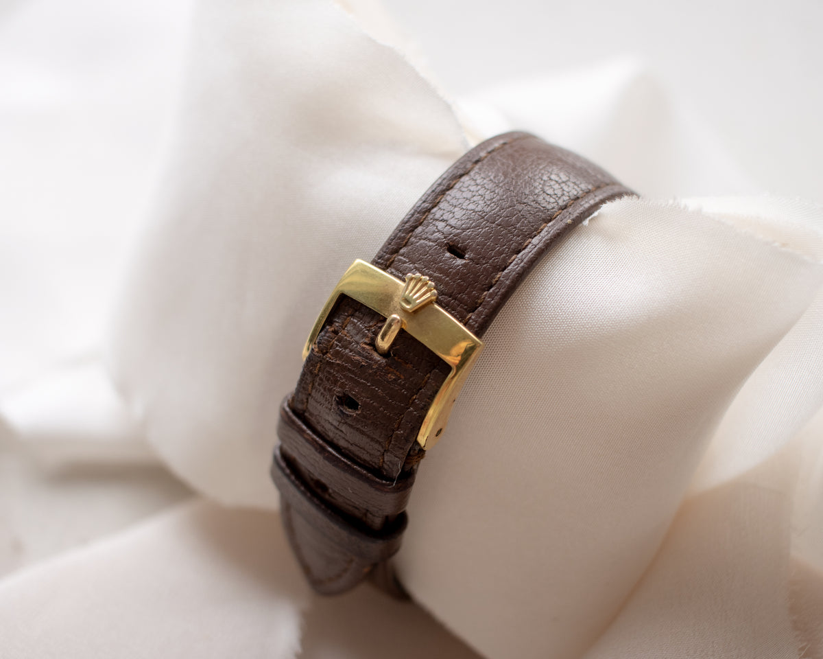 Vintage Rolex Precision 9ct Gold Gents Watch | 1964 35mm