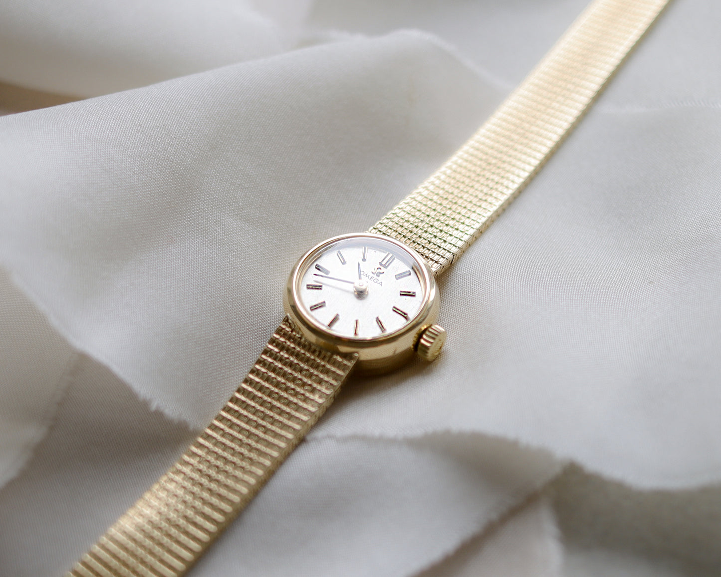 1970 Omega 9ct gold ladies cocktail wristwatch