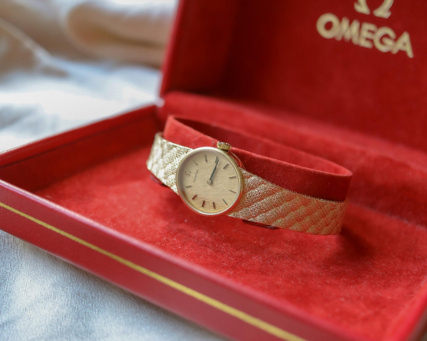 1970's Omega 9ct gold ladies wristwatch