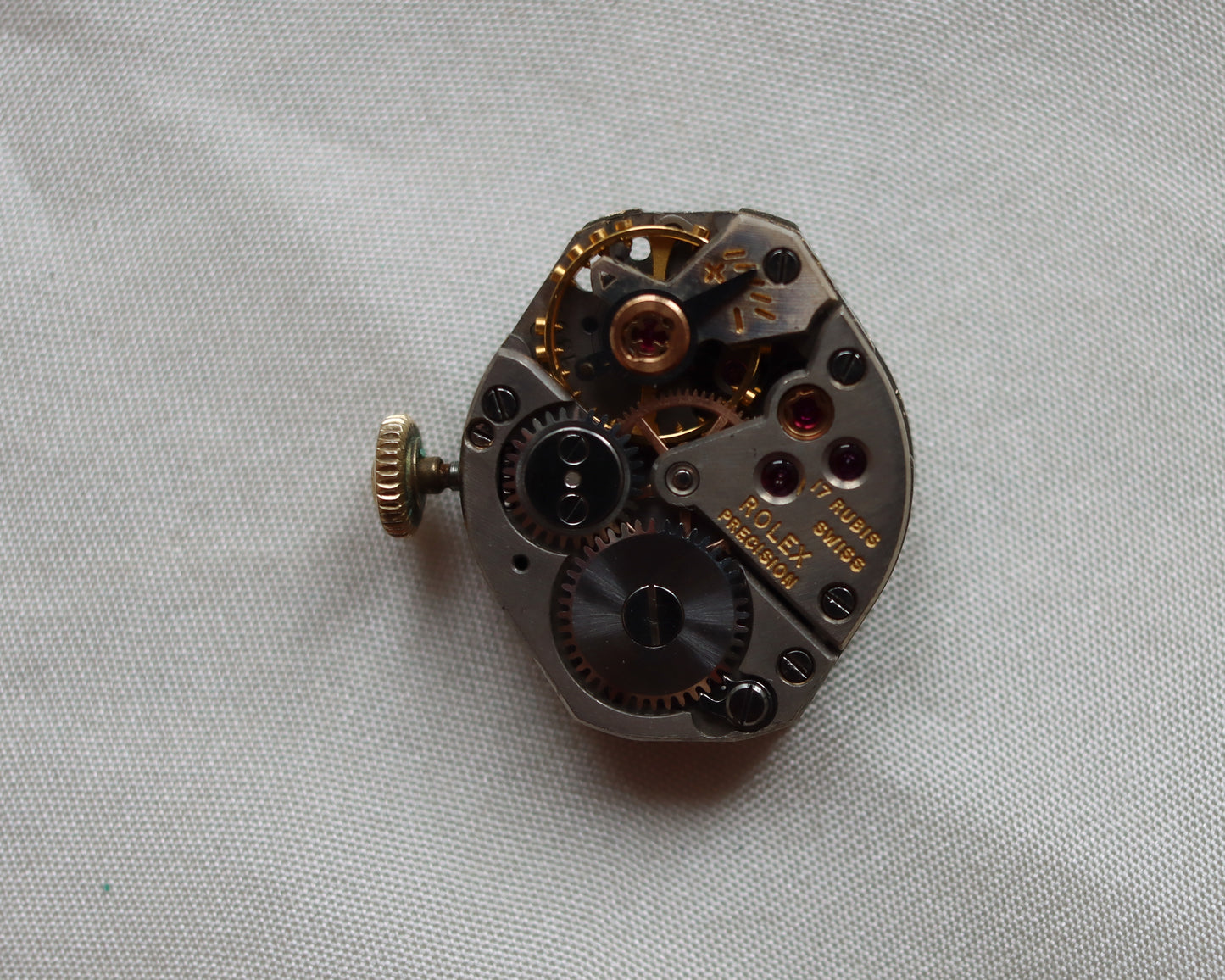 stunning 9ct gold honeycomb strap Rolex precision watch from 1962