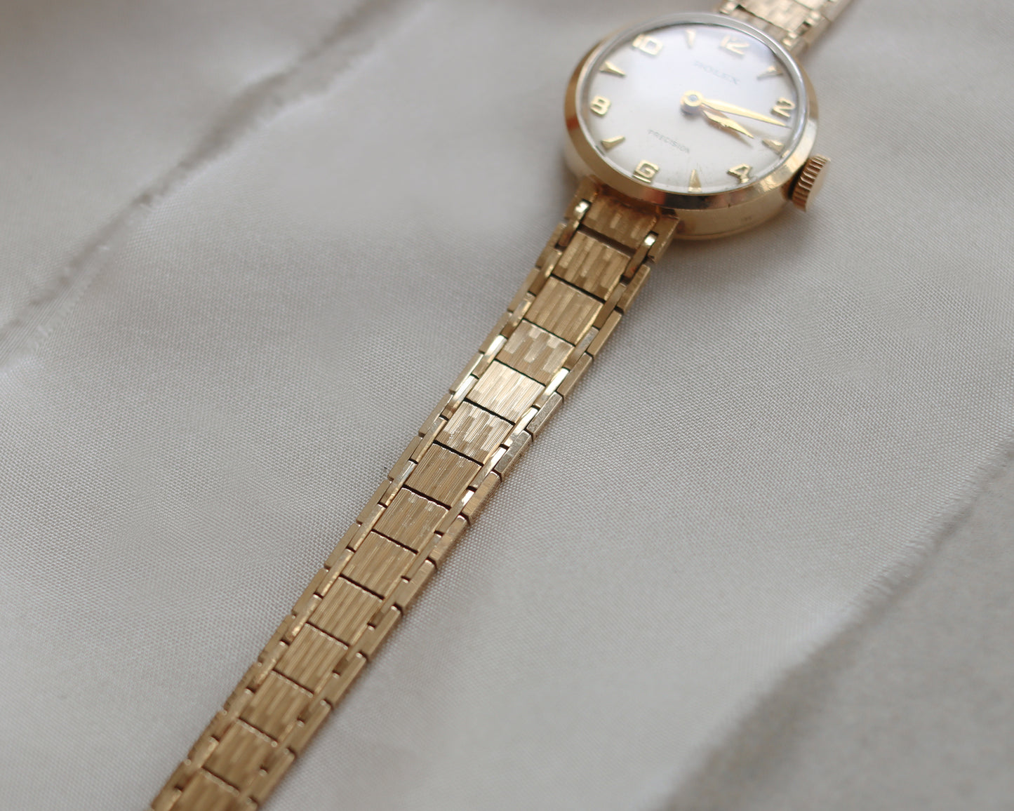 Rolex precision wrist watch in 9ct gold from 1964