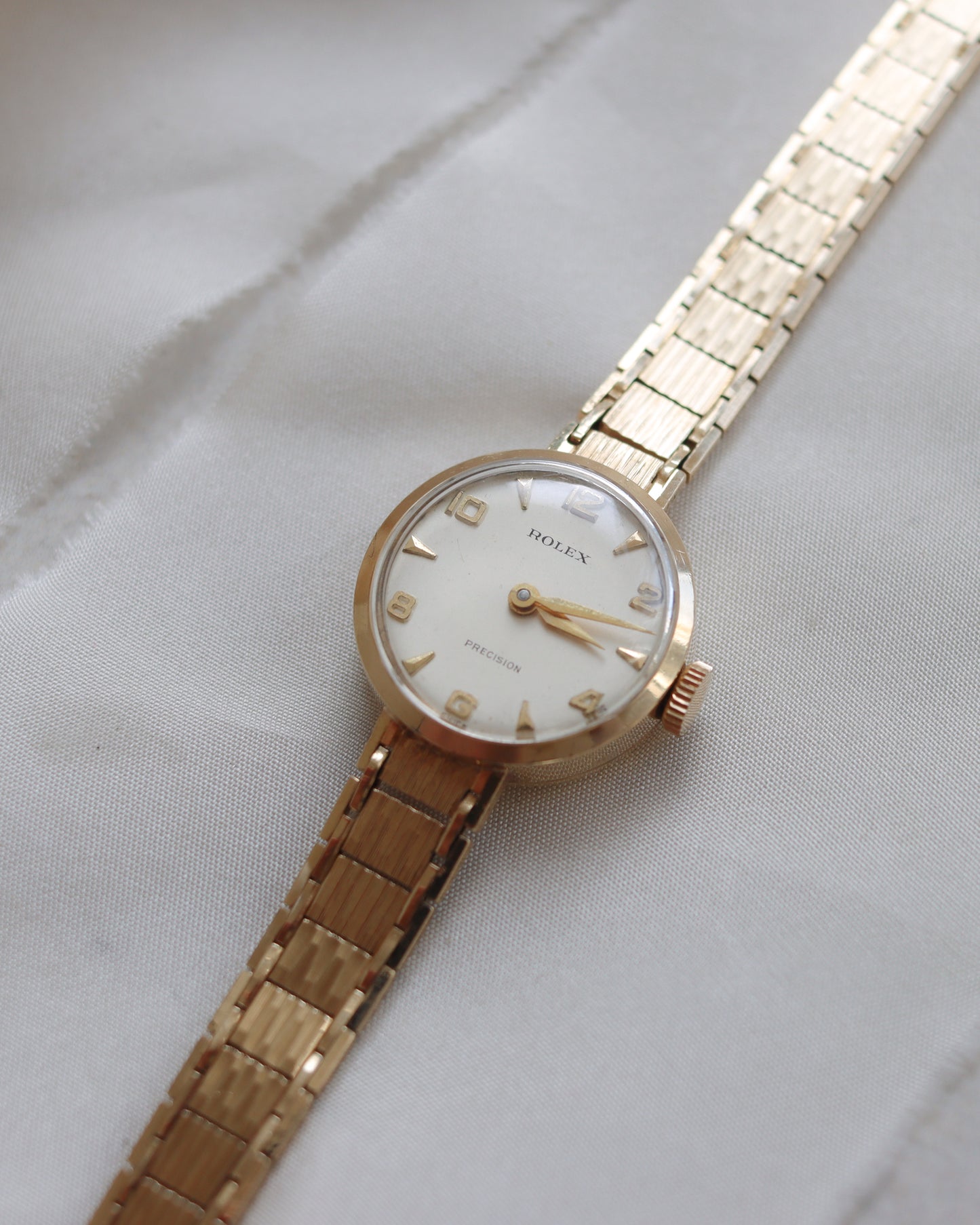 Rolex precision wrist watch in 9ct gold from 1964
