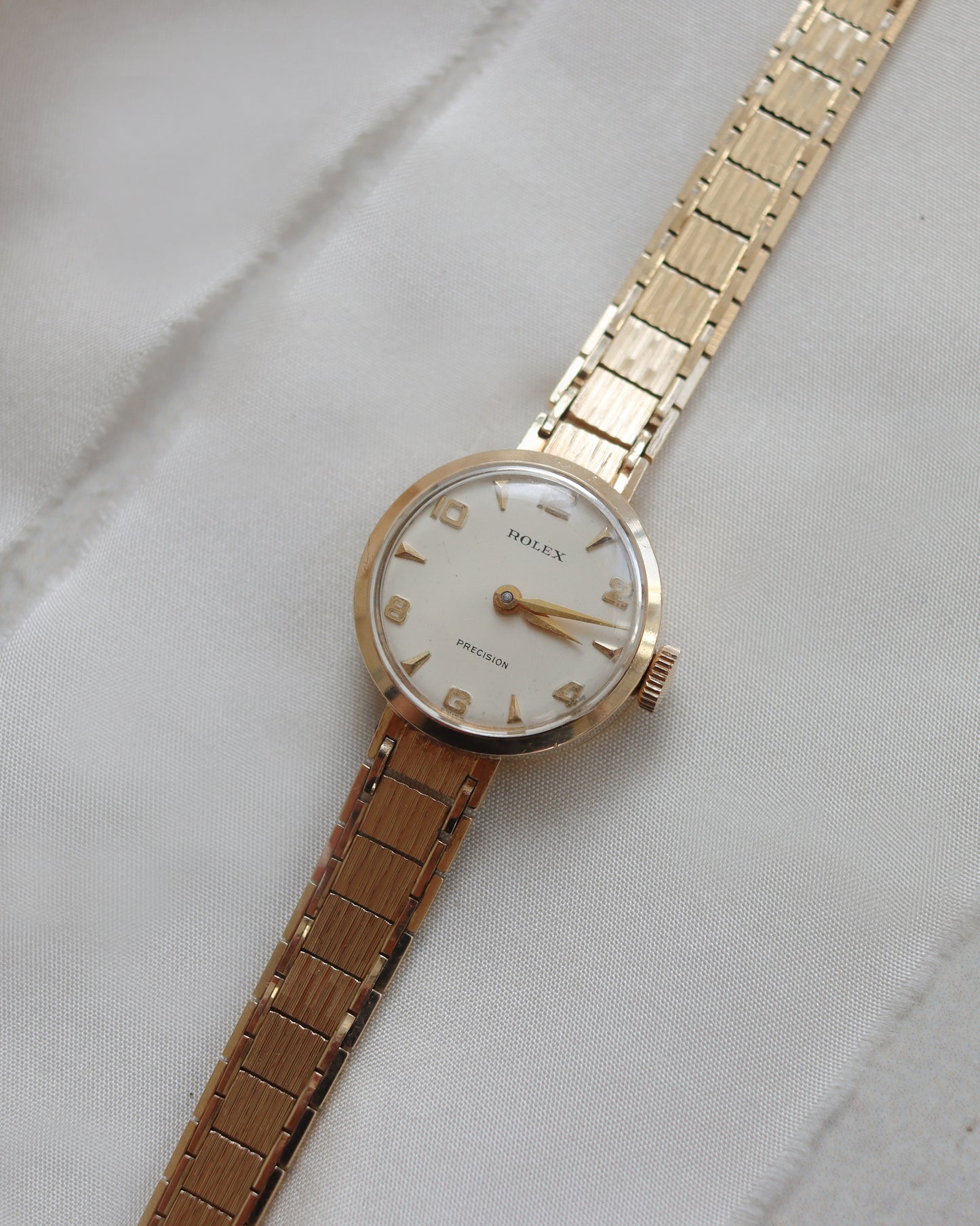 Rolex precision wrist watch in 9ct gold from 1964