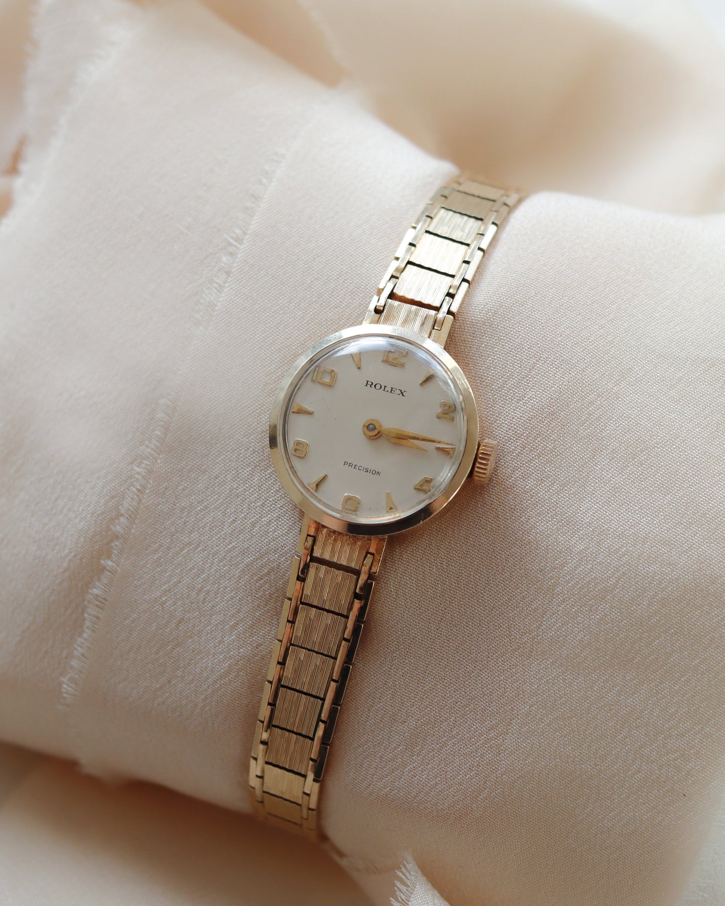Rolex precision wrist watch in 9ct gold from 1964