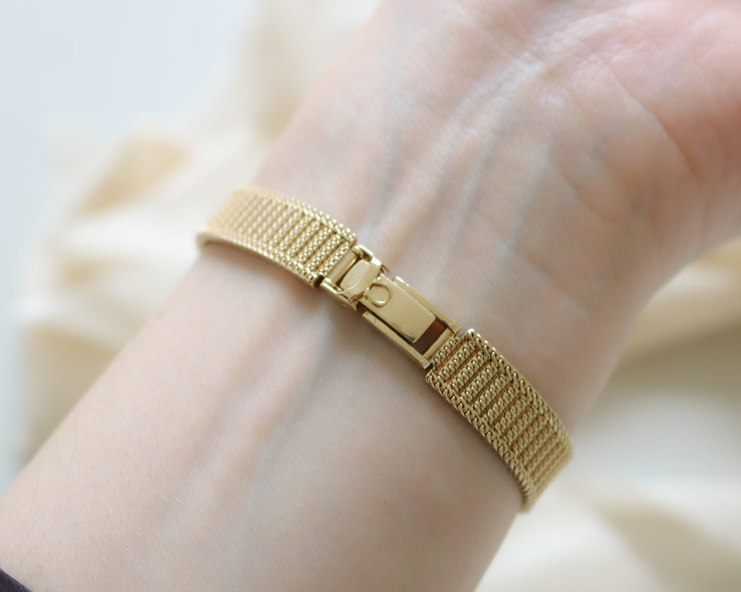 Sensational 9ct gold Omega manual 620 watch