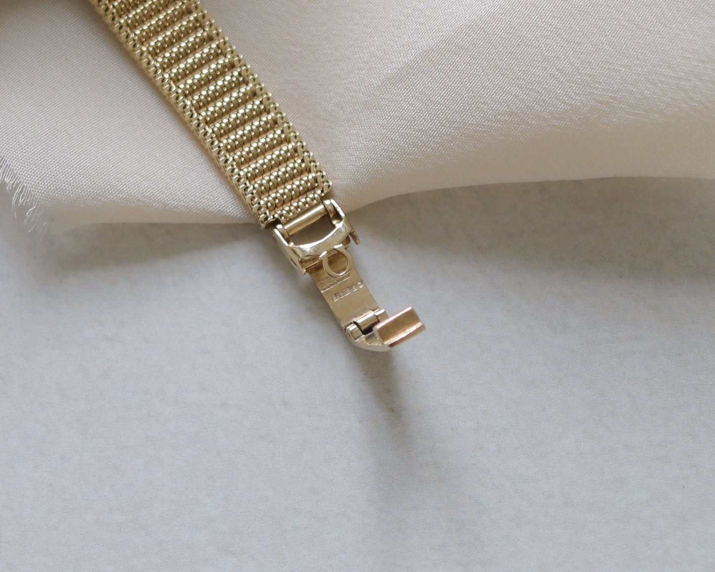 Sensational 9ct gold Omega manual 620 watch