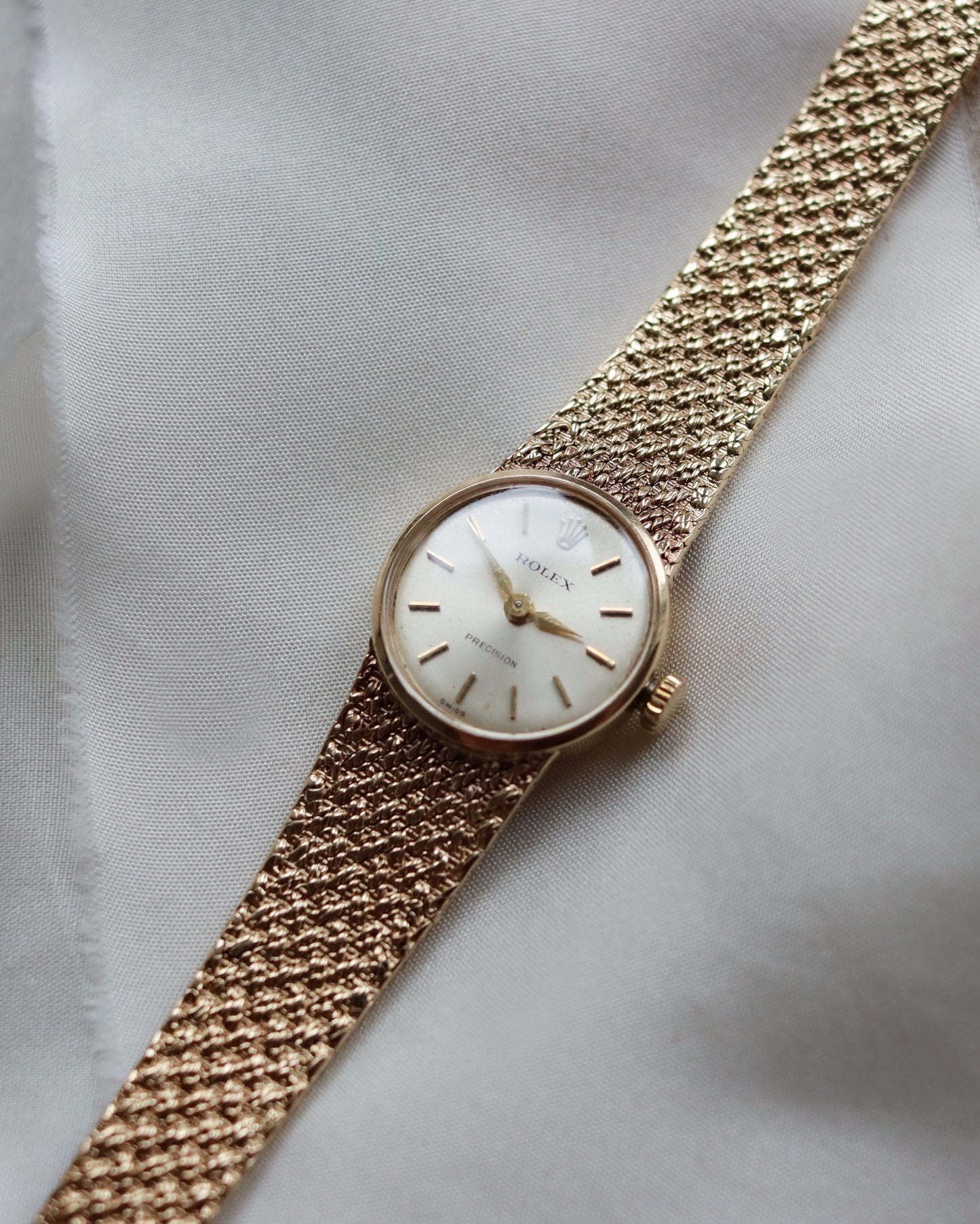 Ladies Rolex precision watch in 9ct gold from 1970