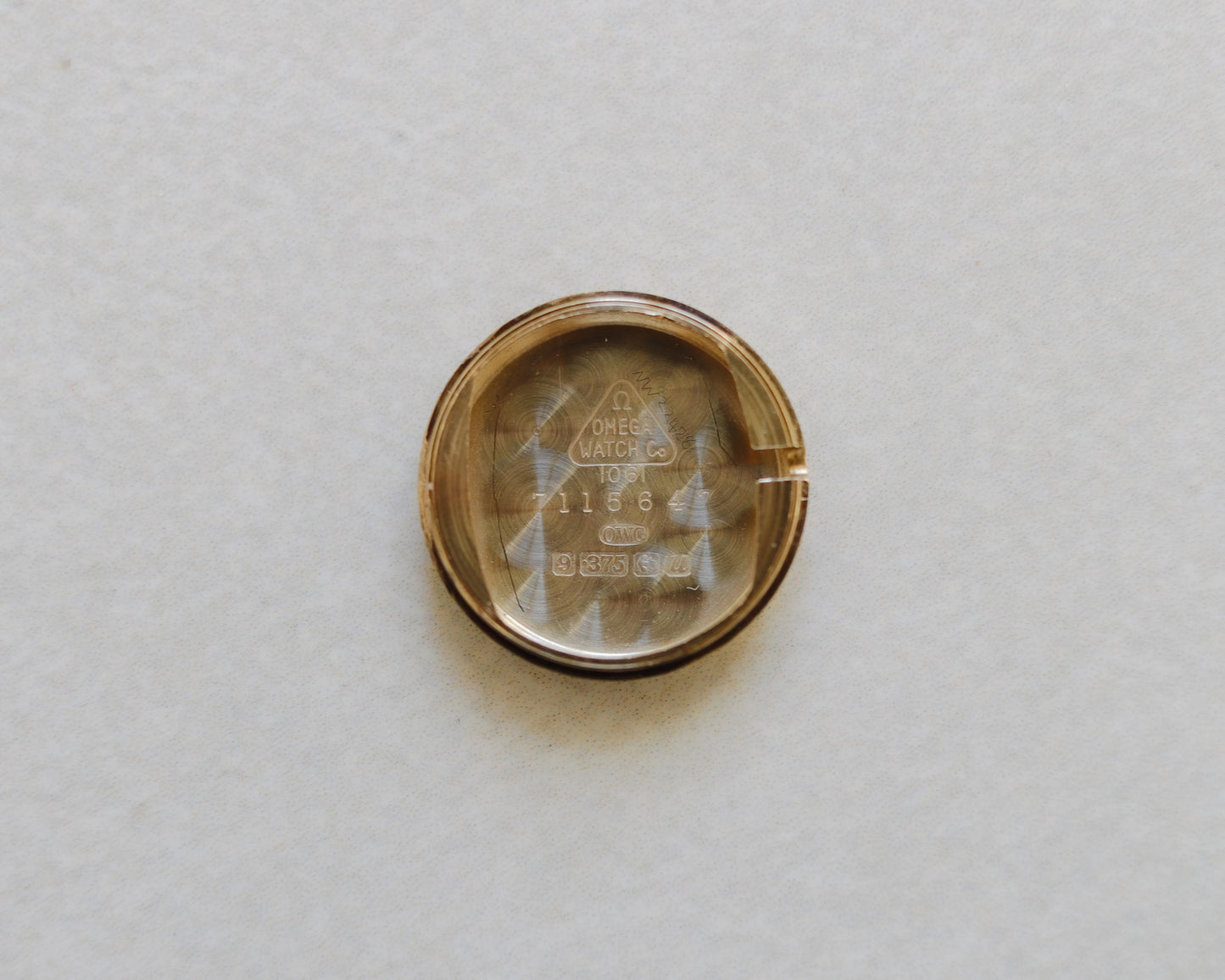 Rare decorative bracelet 1969 Omega ladies watch in 9ct yellow gold