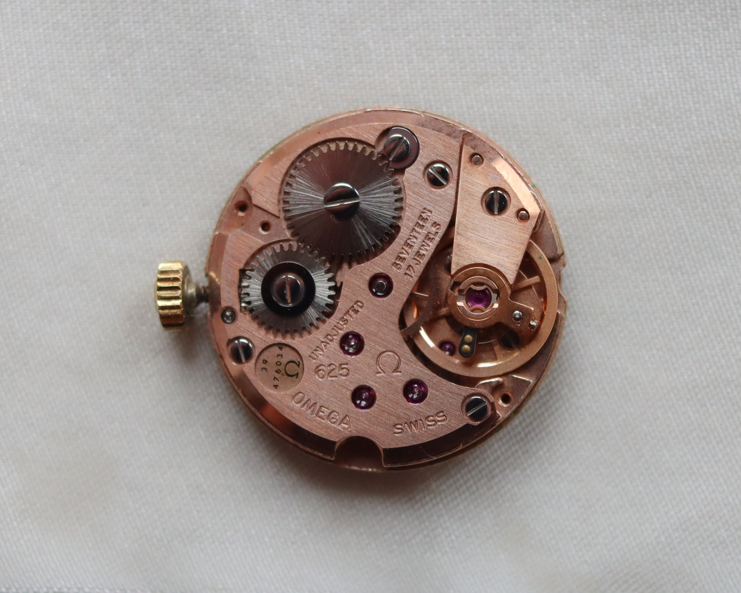 Classic 9ct gold leather strap Omega watch from 1978