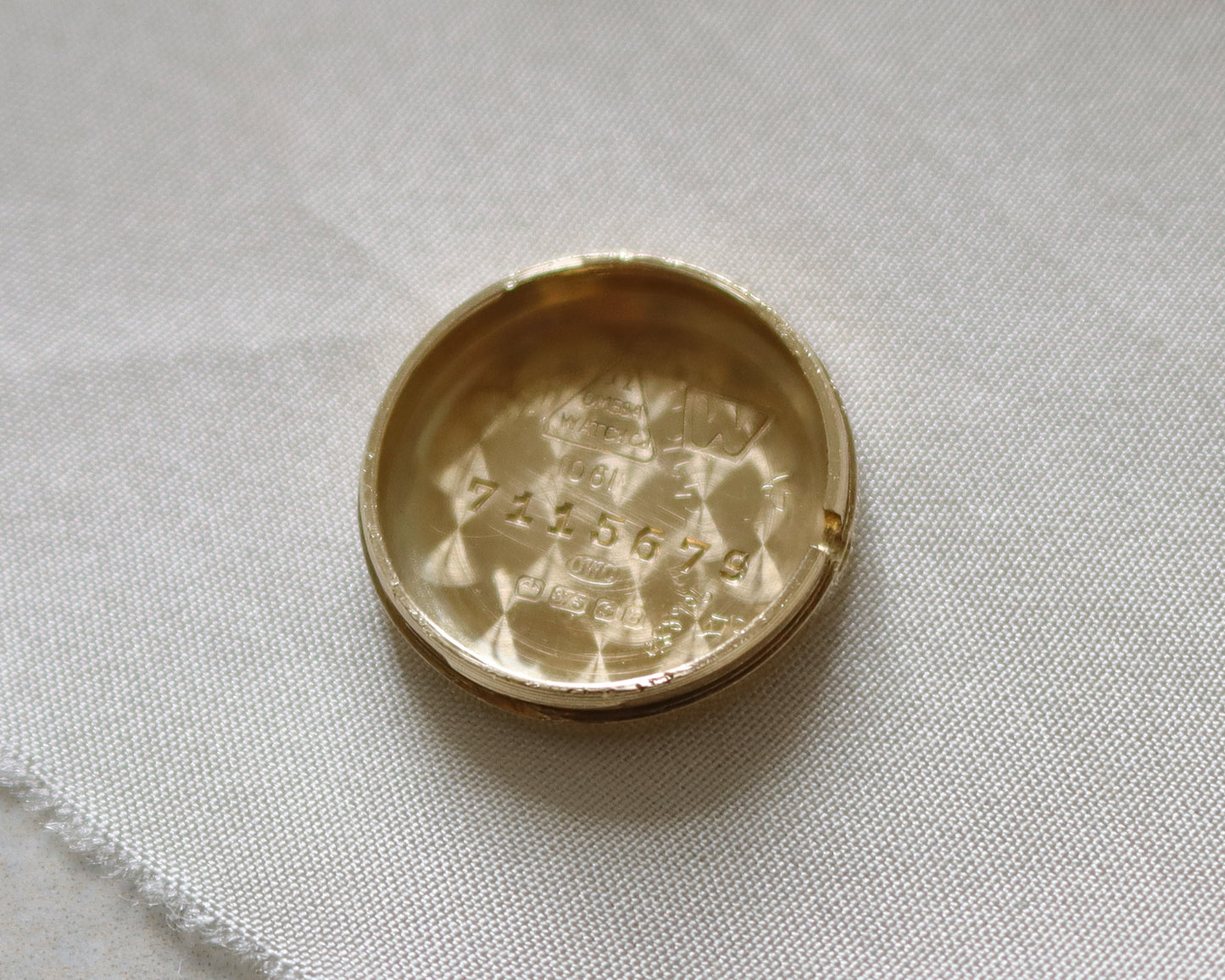 9ct yellow gold 70's Omega ladies watch