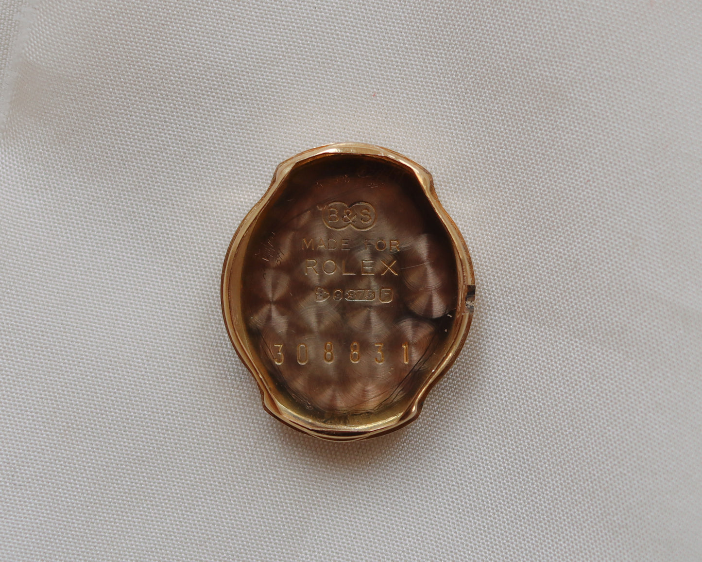 Rolex precision wrist watch in 9ct gold from 1956