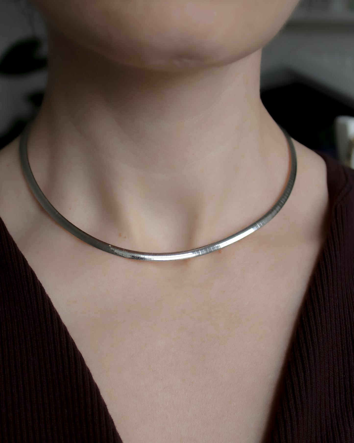 Vintage Aurafin 14ct Bi-Colour Gold Collar Necklace