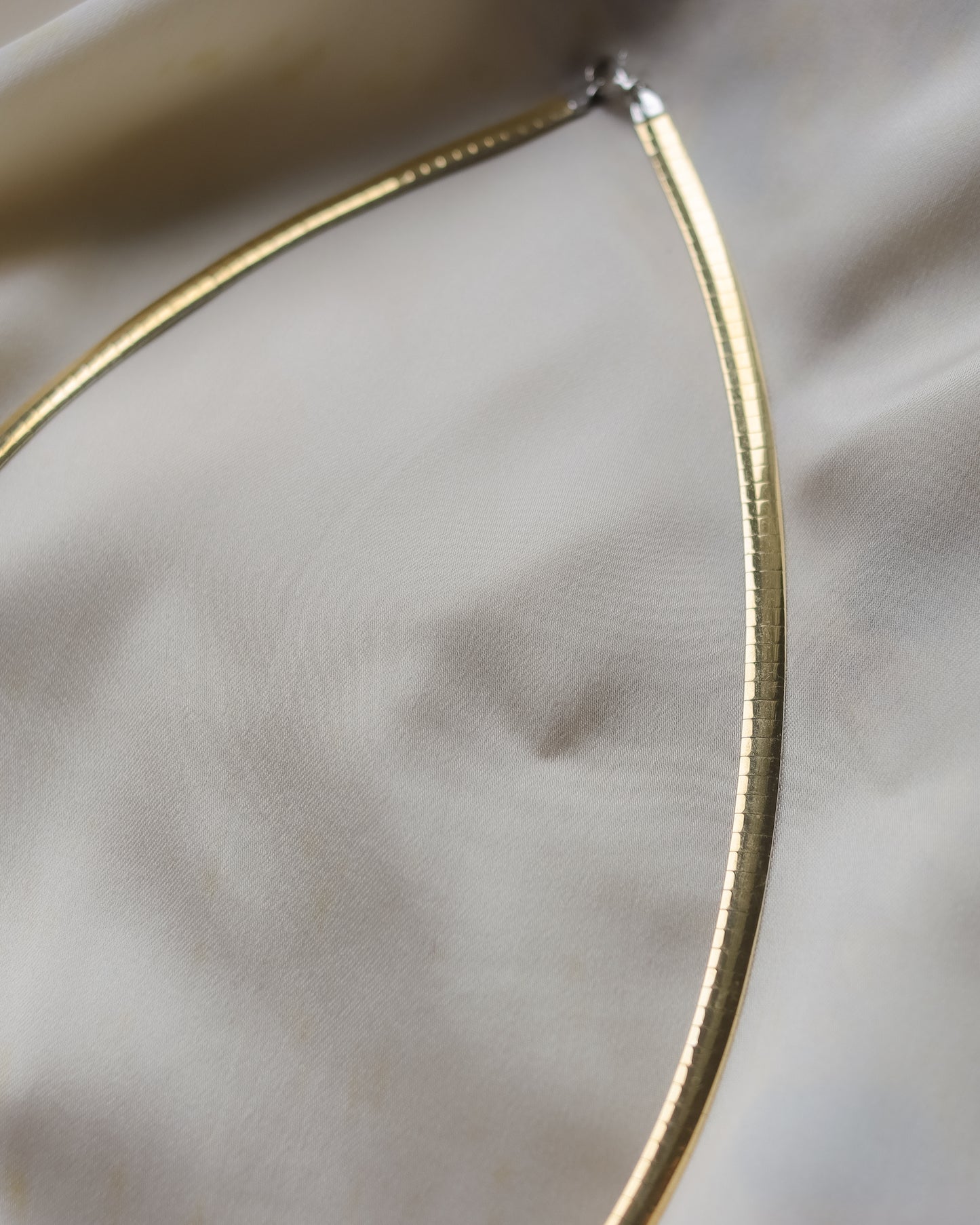 Vintage Aurafin 14ct Bi-Colour Gold Collar Necklace