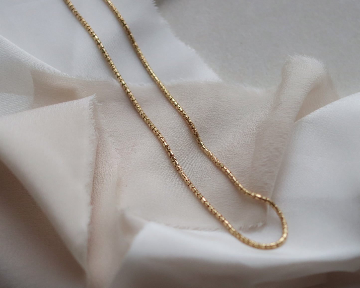 Vintage 14ct gold unusual fancy link necklace