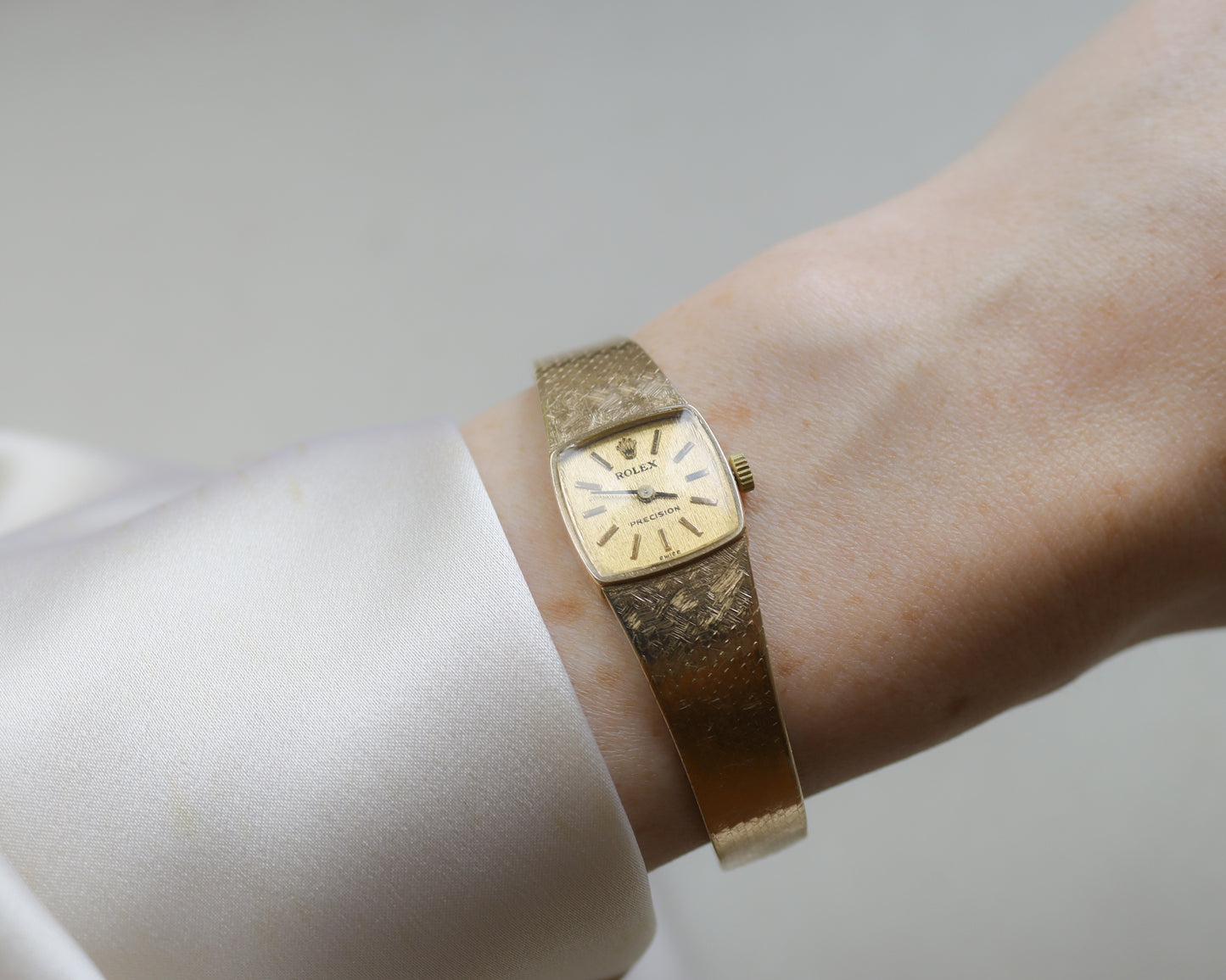 Ladies 1970's 14ct gold Rolex Precision wristwatch