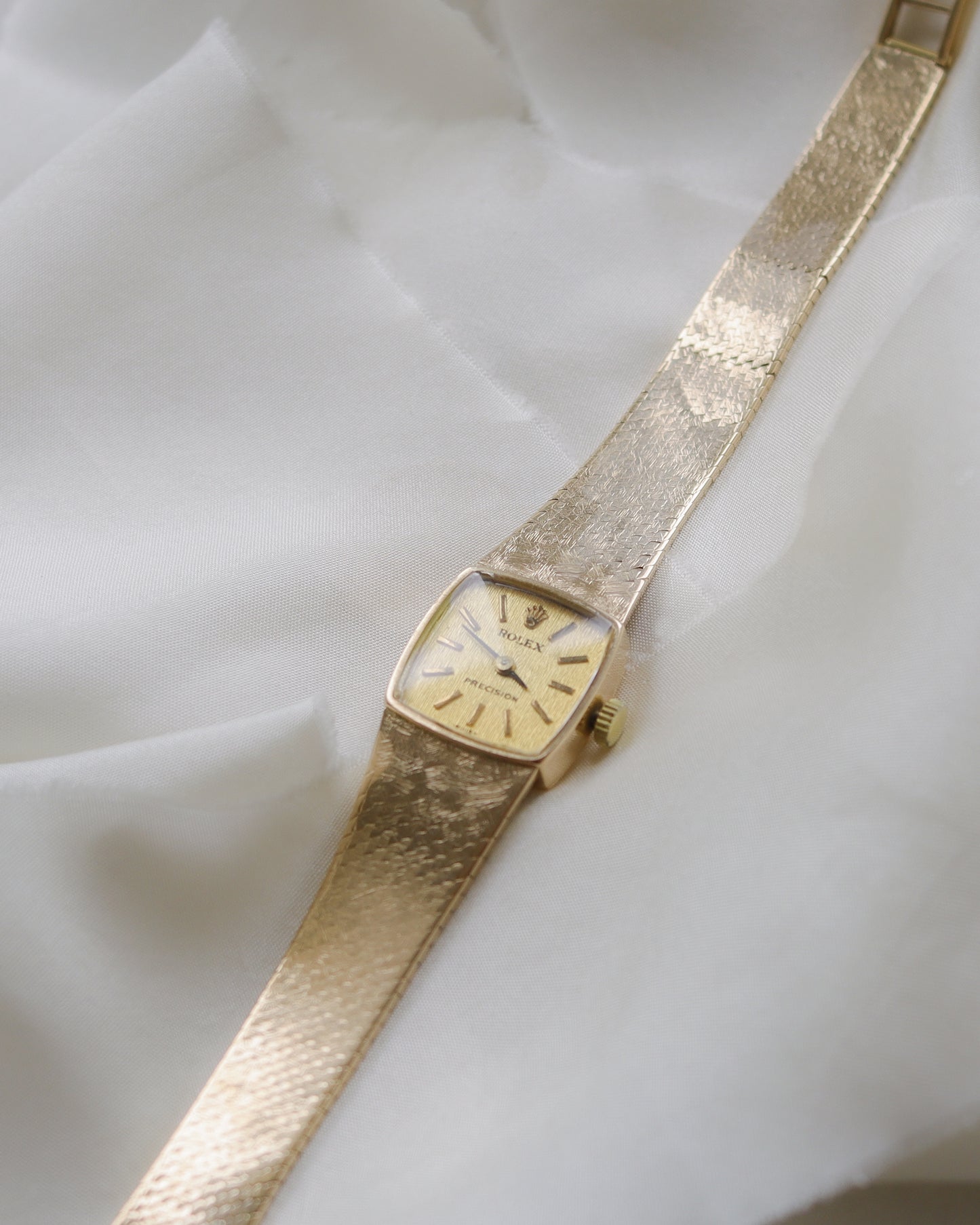 Ladies 1970's 14ct gold Rolex Precision wristwatch