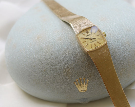 Ladies 1970's 14ct gold Rolex Precision wristwatch