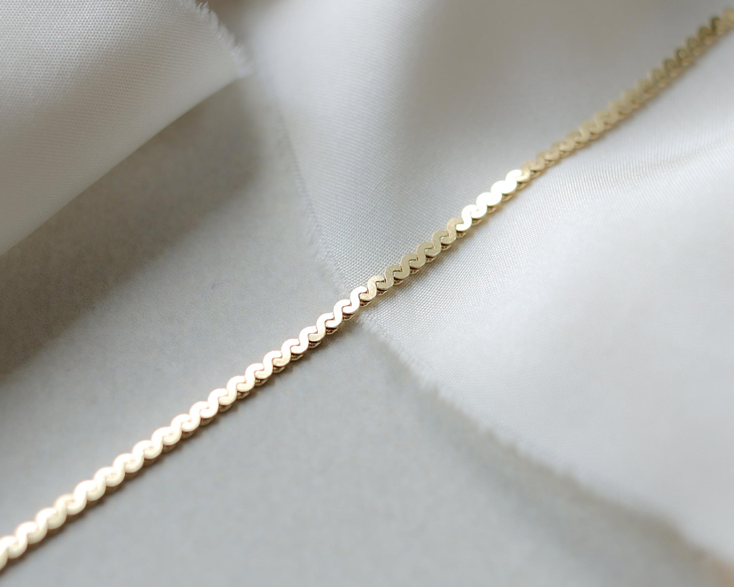 14ct s-link bracelet chain