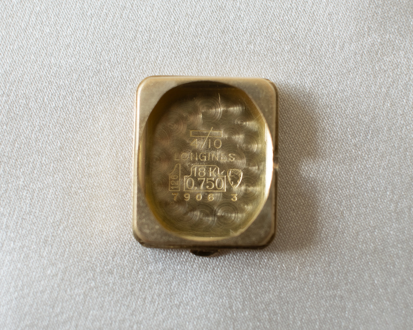 Vintage 1968 Longines Ladies 18ct Gold Watch - Rectangular Manual Wind