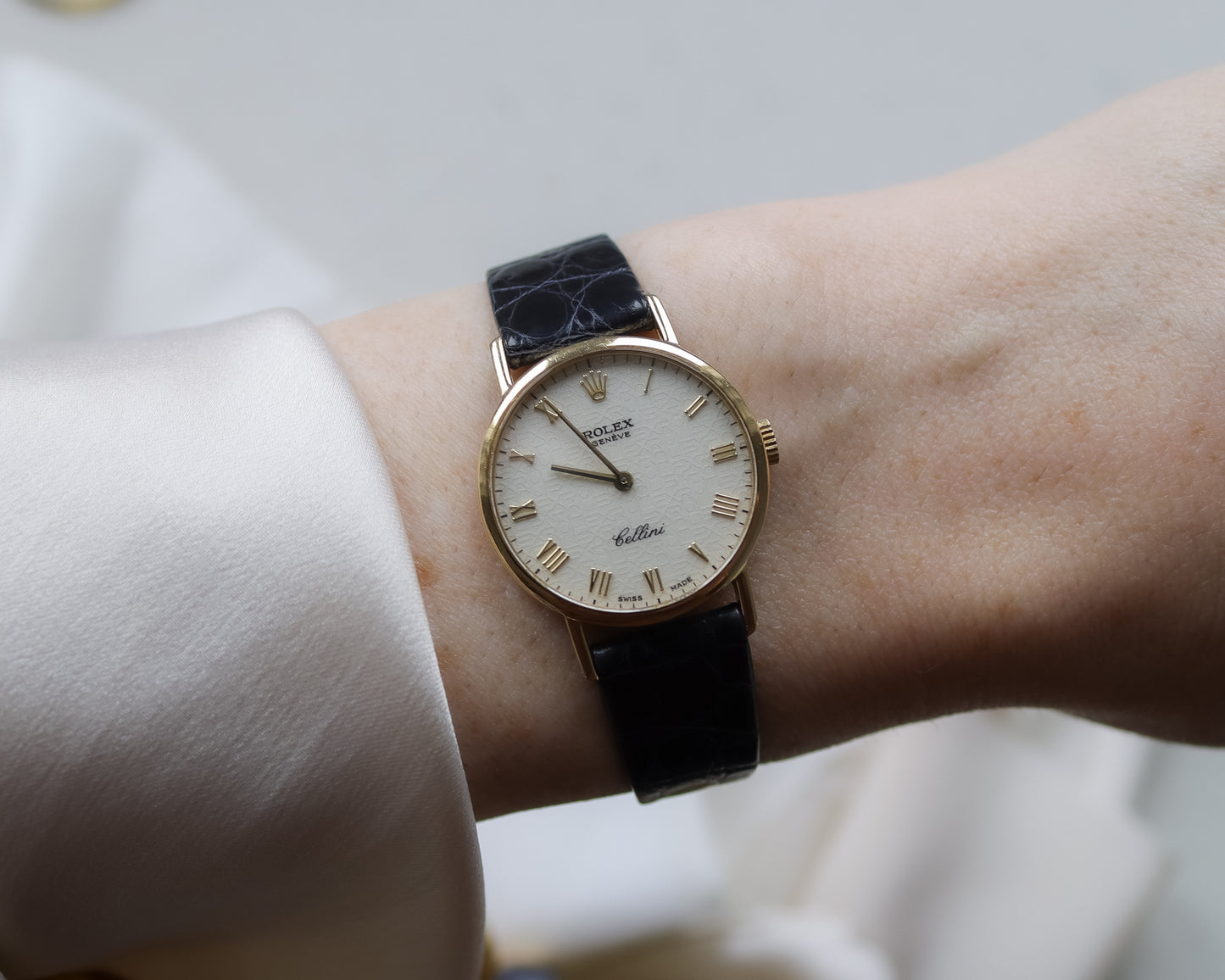 Vintage Rolex Cellini 18ct Gold Manual Wind Watch | Jubilee Dial