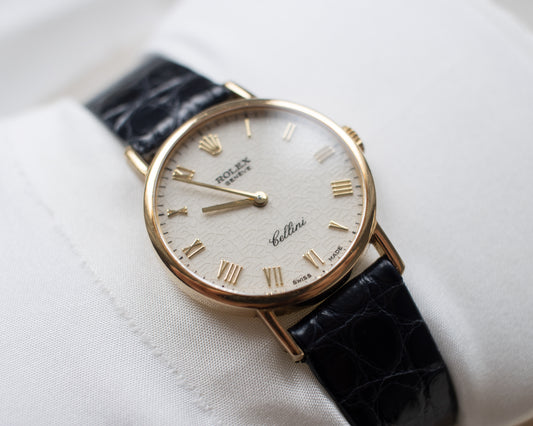 Vintage Rolex Cellini 18ct Gold Manual Wind Watch | Jubilee Dial