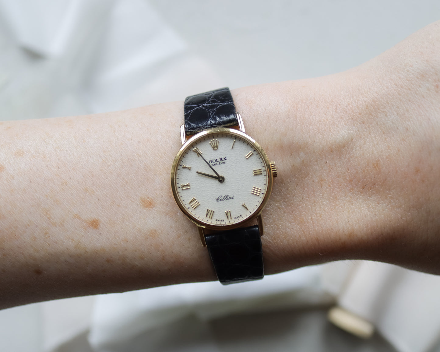 Vintage Rolex Cellini 18ct Gold Manual Wind Watch | Jubilee Dial