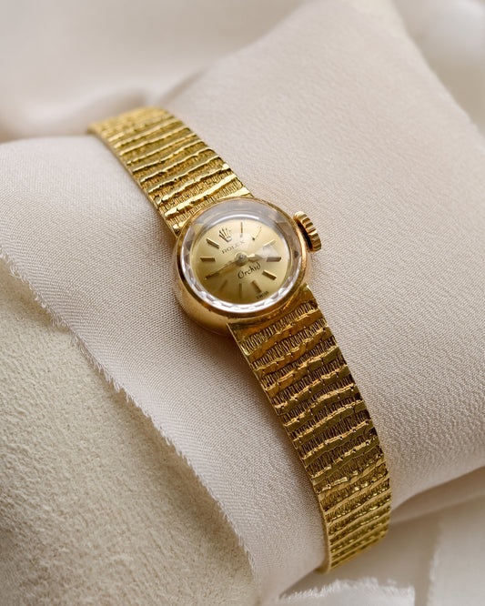 Vintage Rolex Orchid Ladies' 18ct Gold Bracelet Watch | 1965