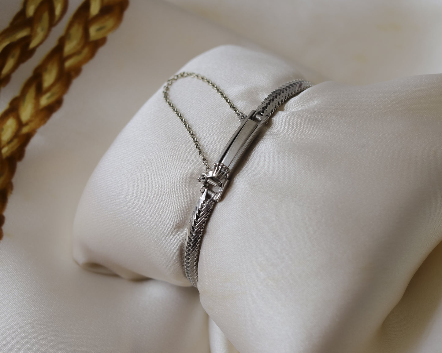 Vintage 1963 Rolex Precision 18ct White Gold Diamond Cocktail Watch