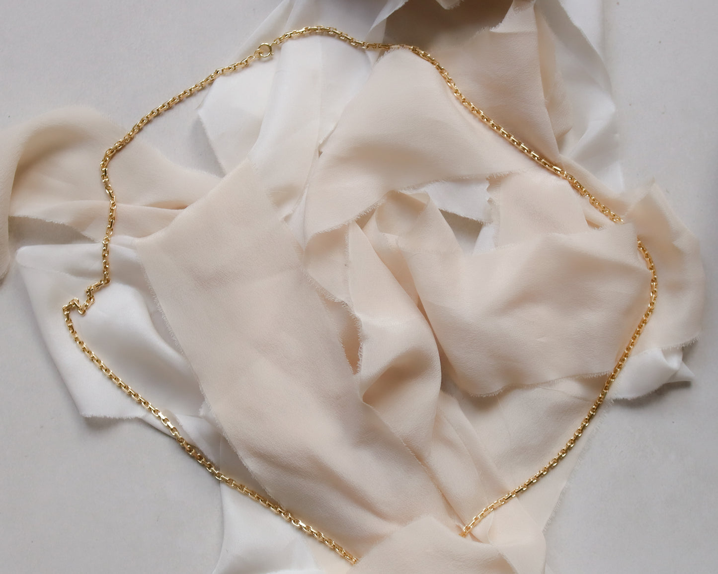 Vintage 18ct Gold Biker Link Chain Necklace – 1969