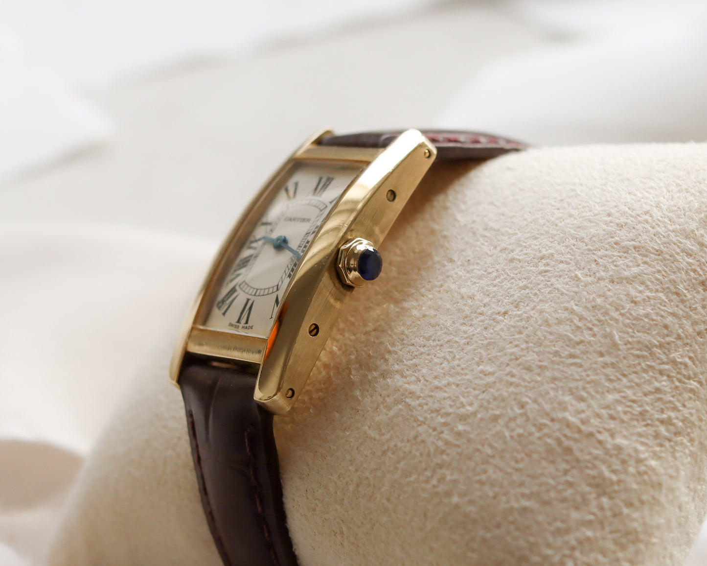 Ladies 18ct gold Cartier Tank Américaine watch - 1997