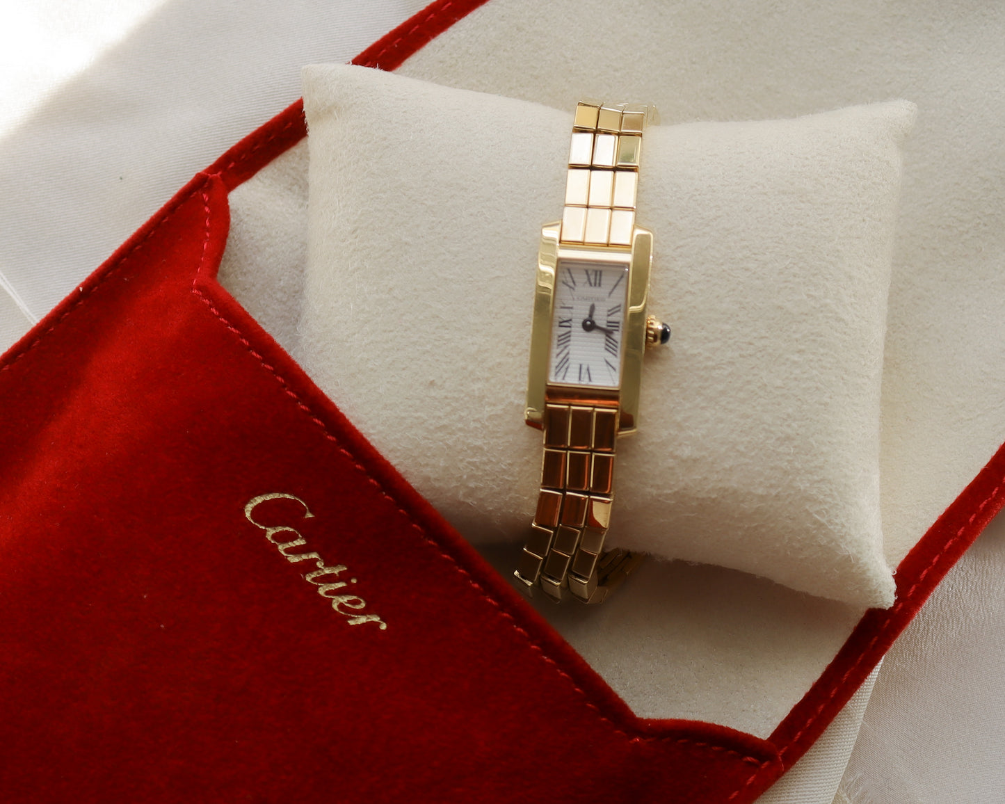 Cartier Tank Américaine Brick in 18ct gold - 1990's