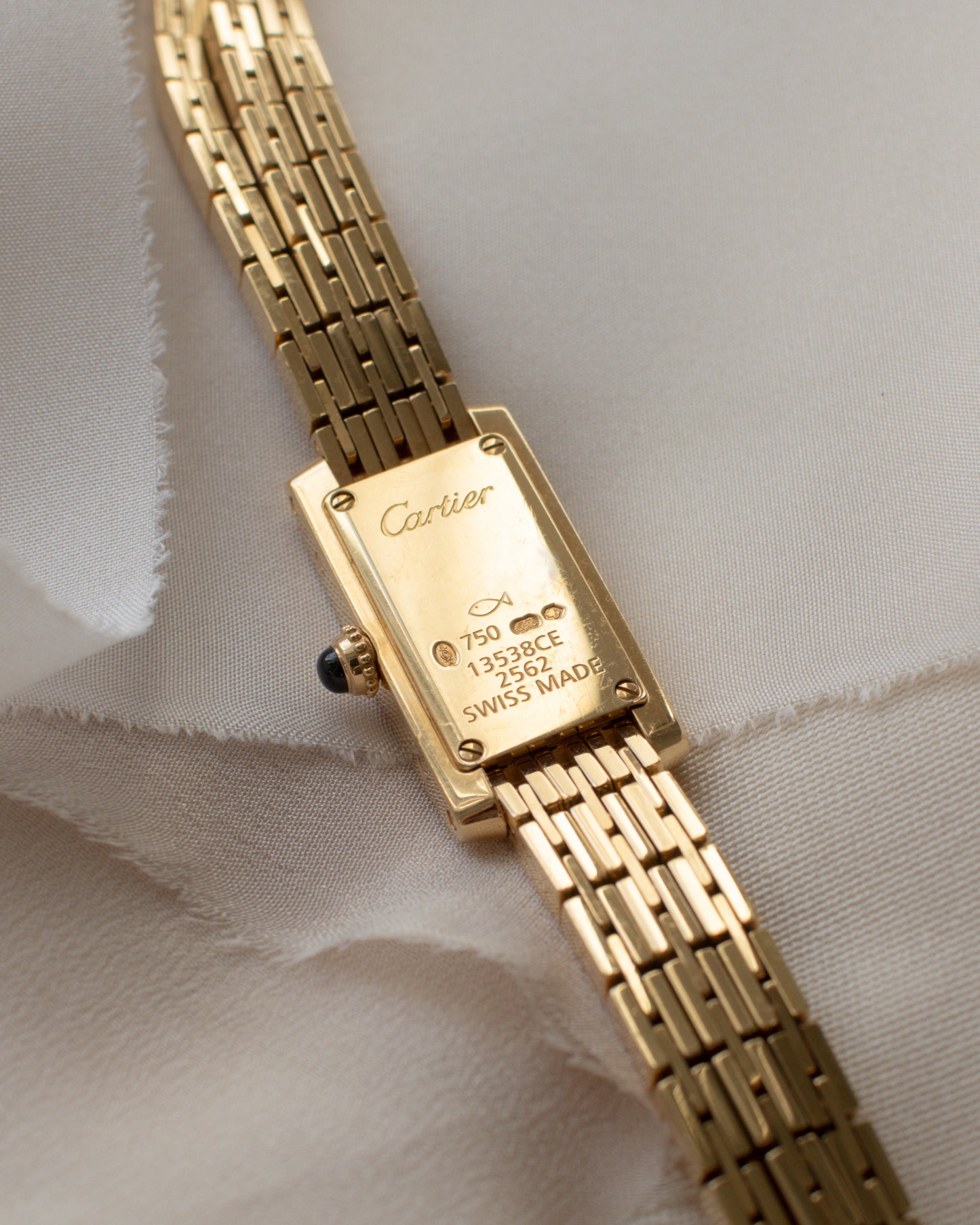 Cartier Tank Américaine Brick in 18ct gold - 1990's