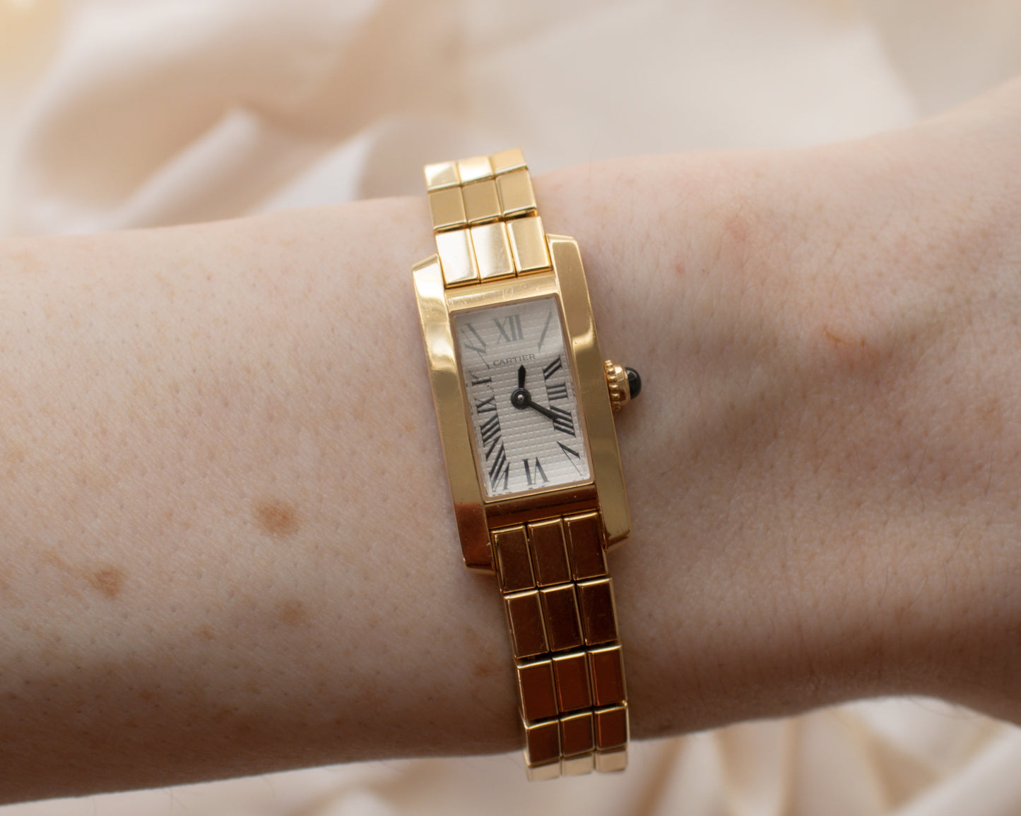 Cartier Tank Américaine Brick in 18ct gold - 1990's