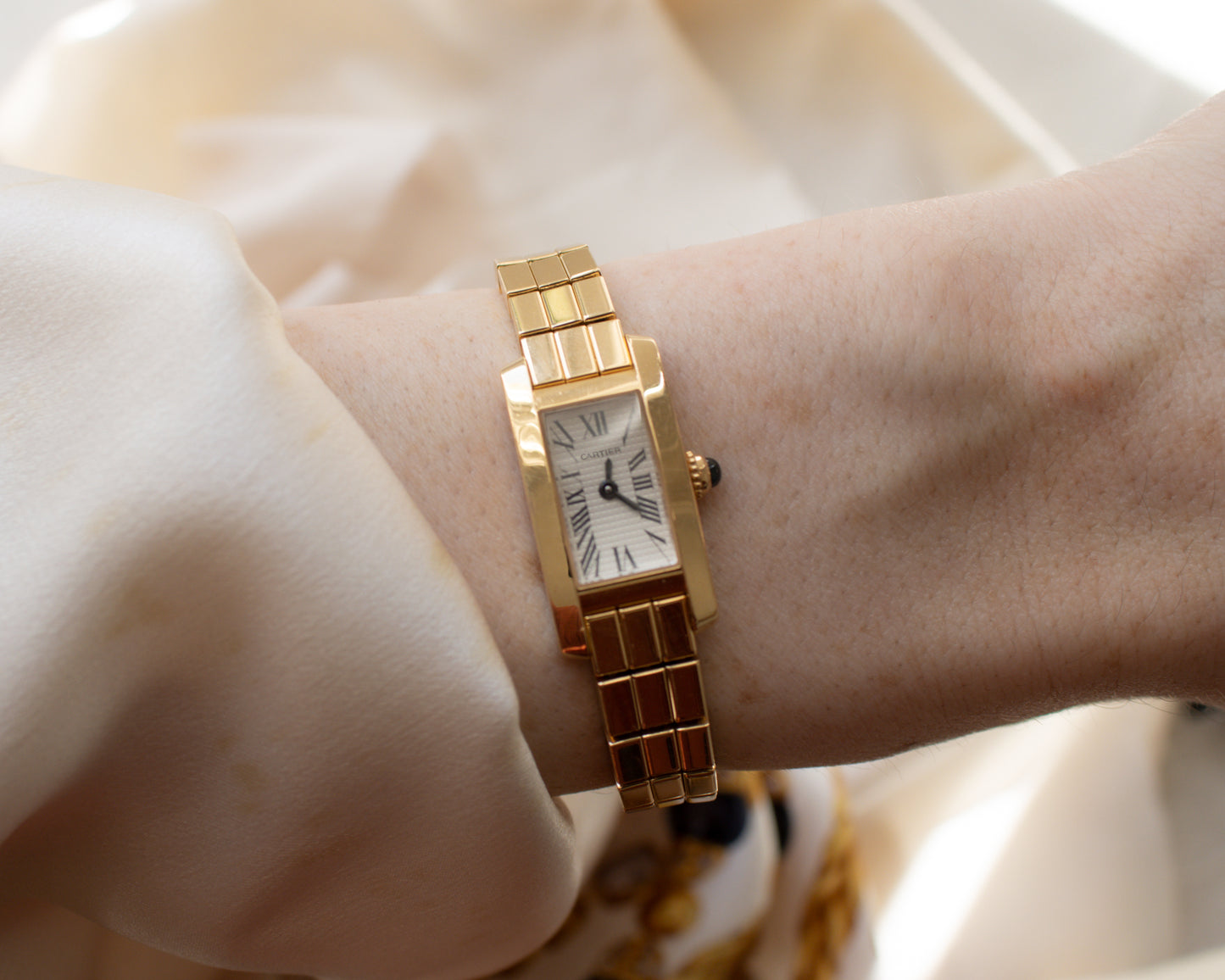 Cartier Tank Américaine Brick in 18ct gold - 1990's
