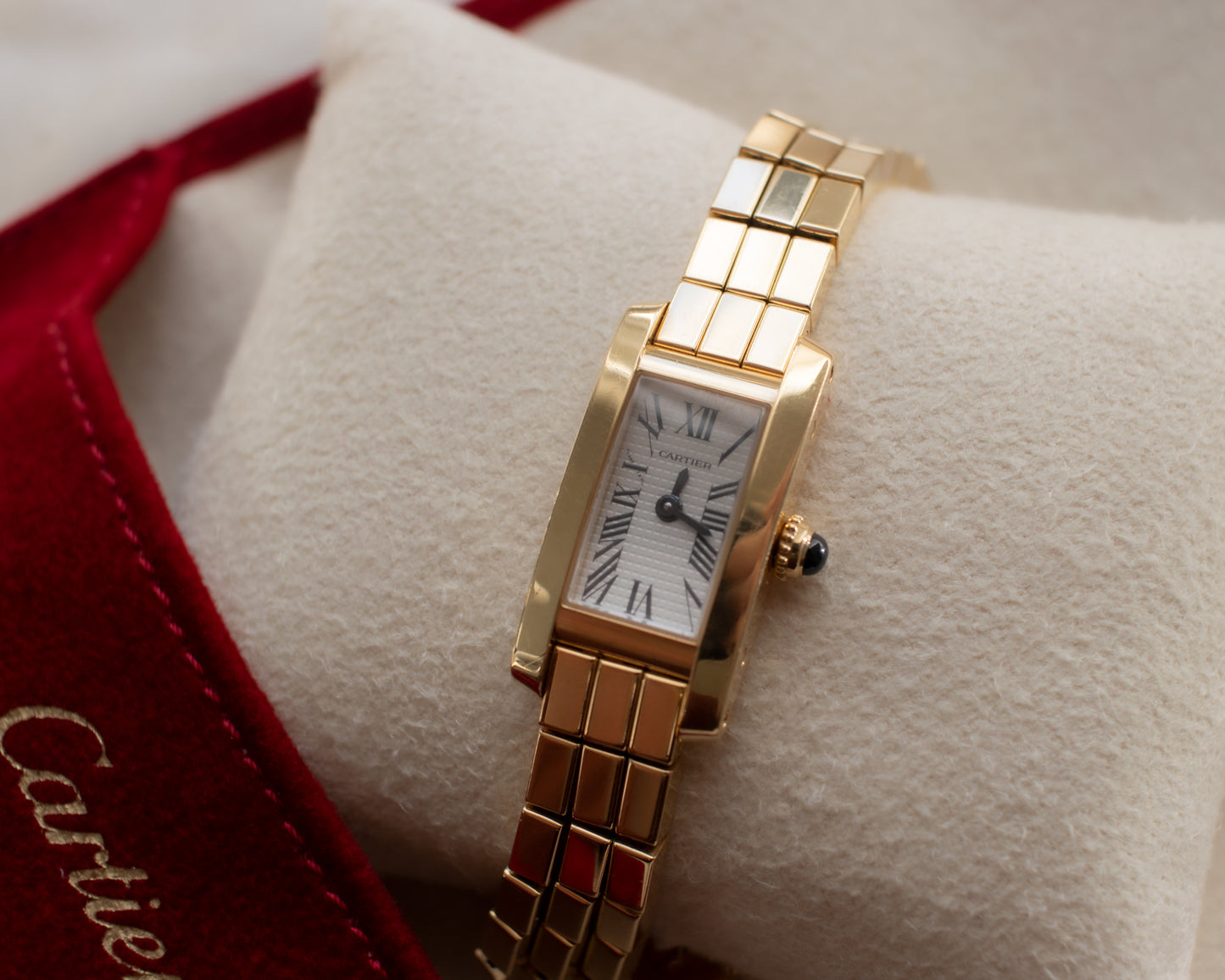 Cartier Tank Américaine Brick in 18ct gold - 1990's