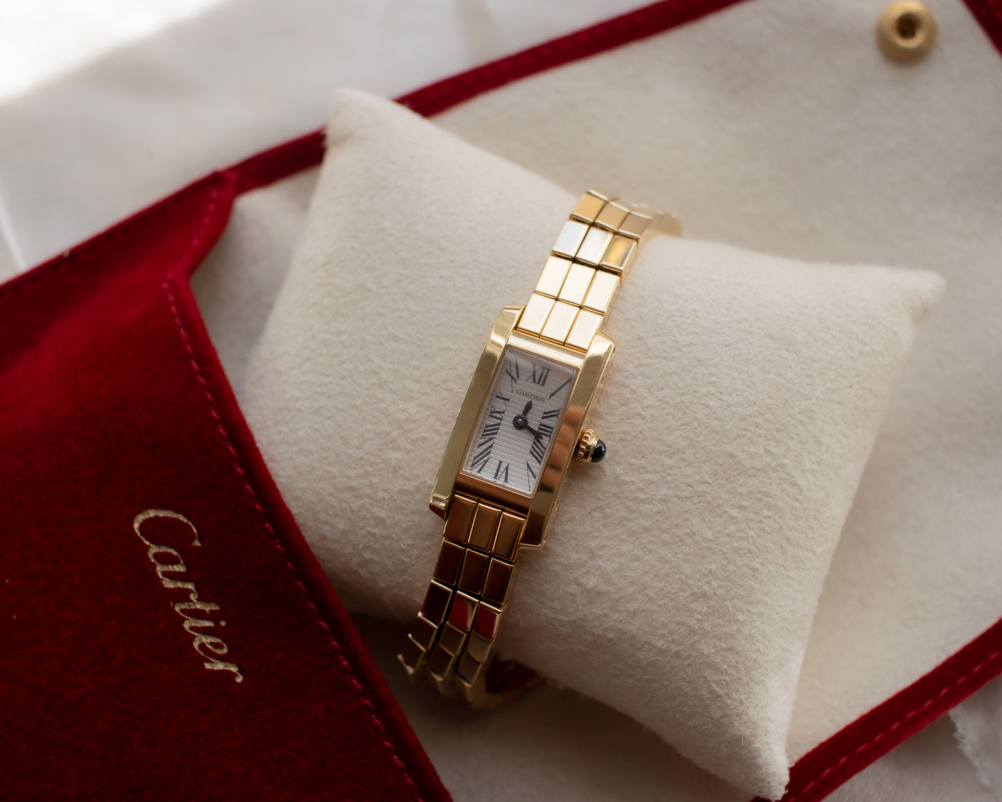 Cartier Tank Américaine Brick in 18ct gold - 1990's