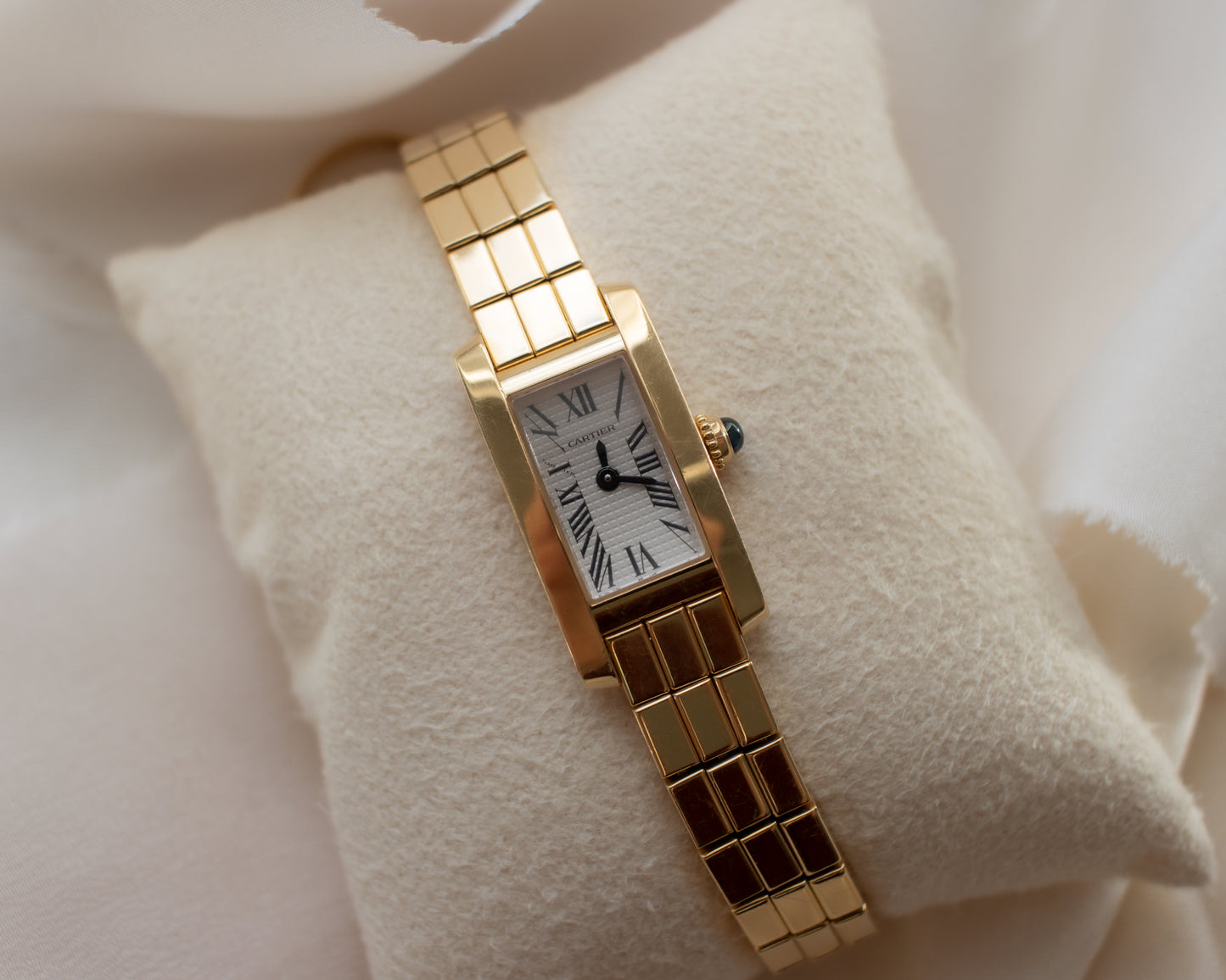 Cartier Tank Américaine Brick in 18ct gold - 1990's